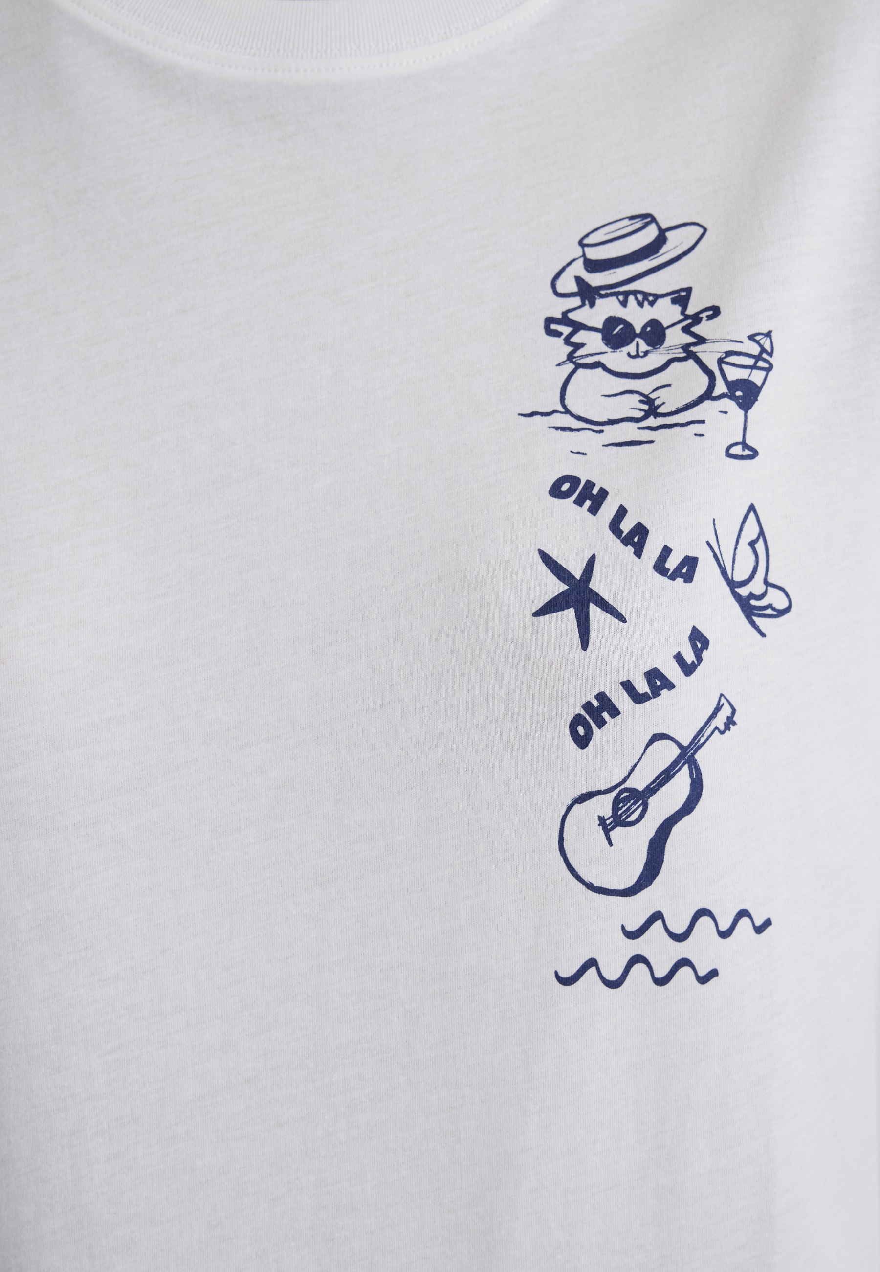 Mavi T-Shirt »BEACH PRINTED T-SHIRT«, Katzen T-Shirt