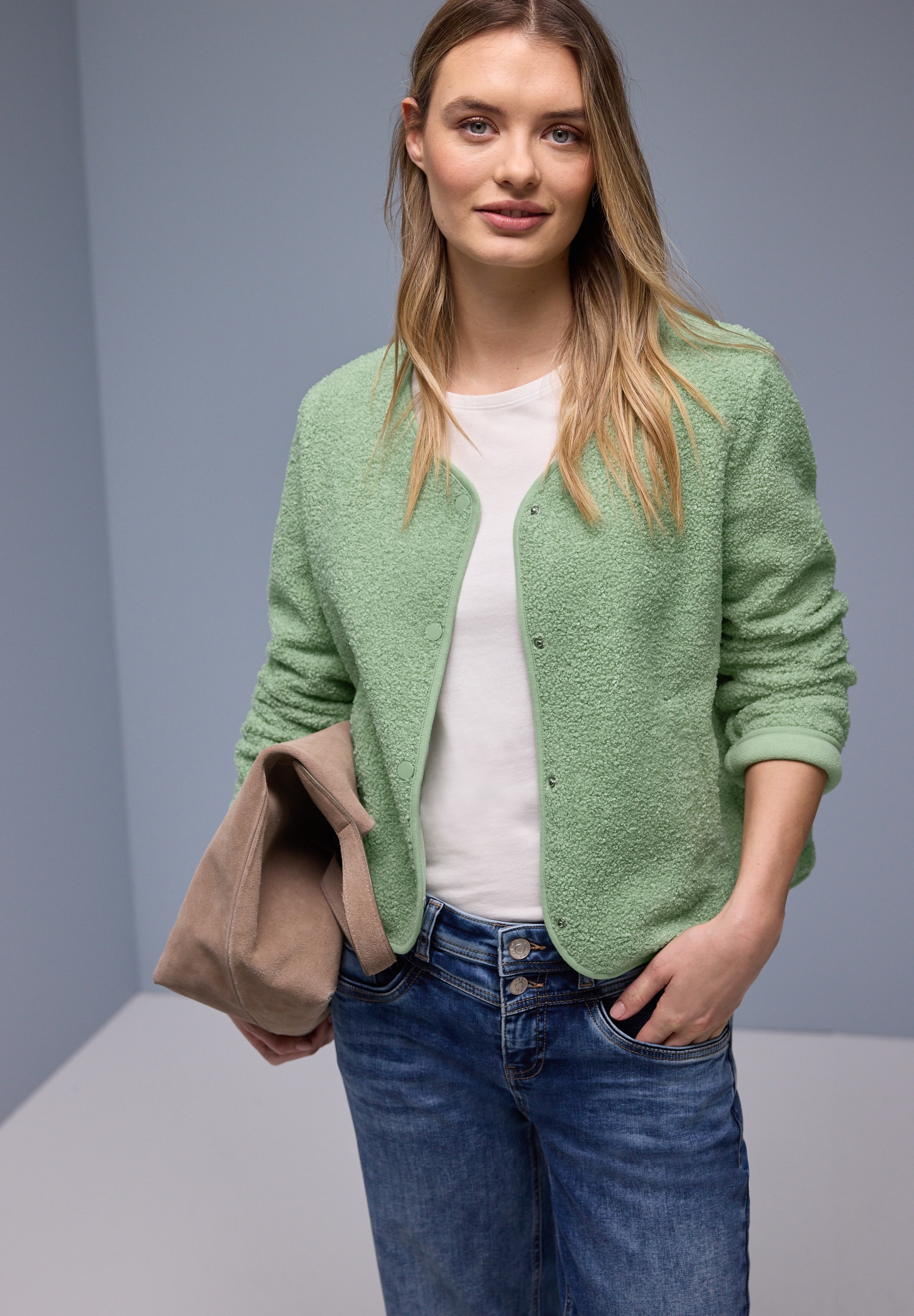 STREET ONE Cardigan mit V-Ausschnitt