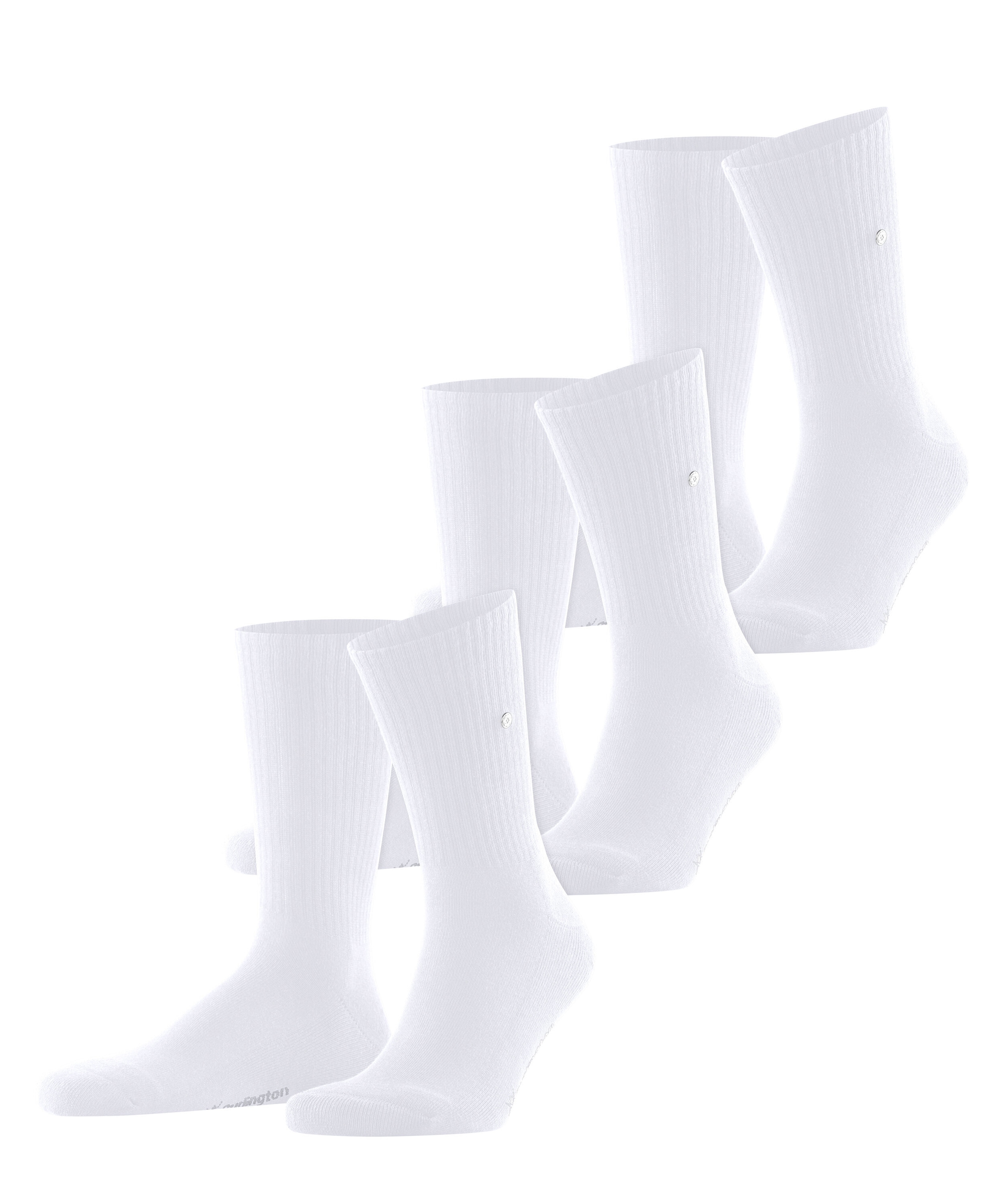 Burlington Socken »Crew 3-Pack« 3 Stk. tlg.