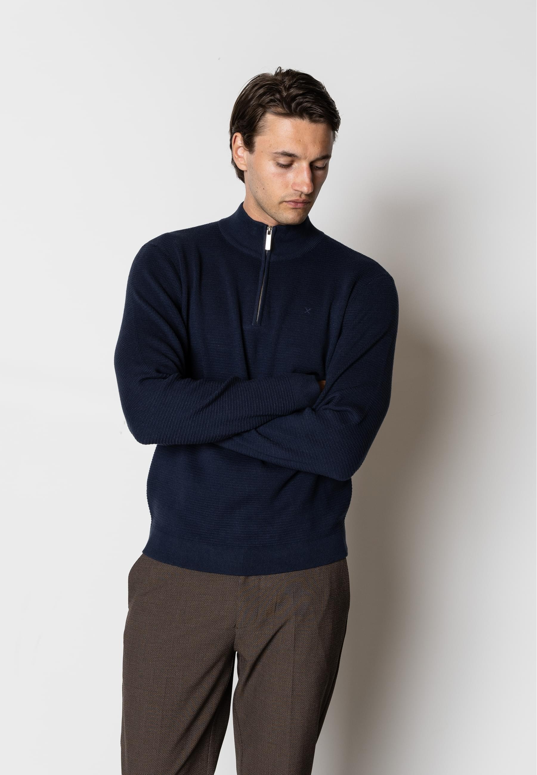 Clean Cut Copenhagen Sweater »Clean Cut Copenhagen Oscar Half-Zip Knit«, (1 tlg.)
