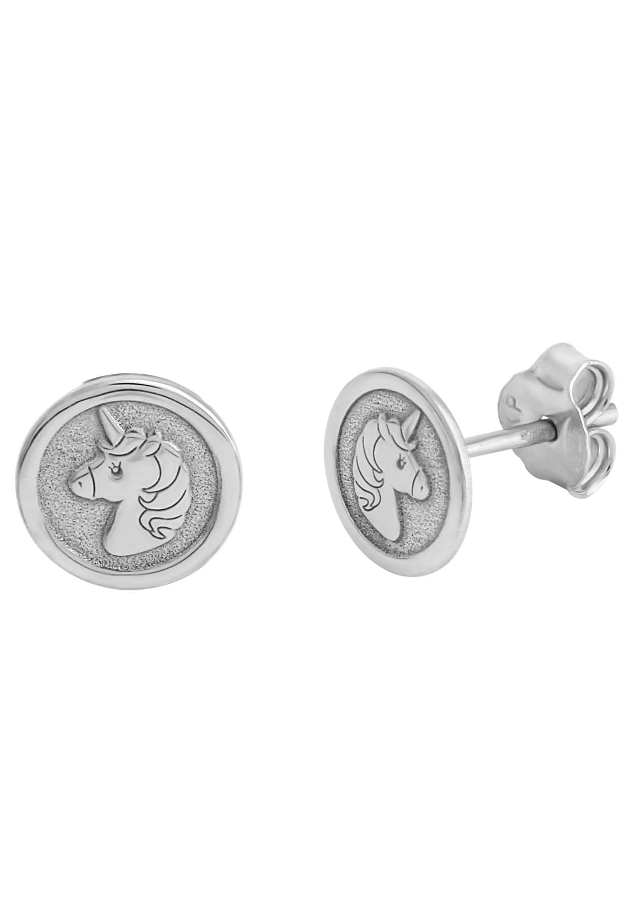 Paar Ohrstecker »Schmuck Geschenk Silber 925 Ohrschmuck Einhorn«