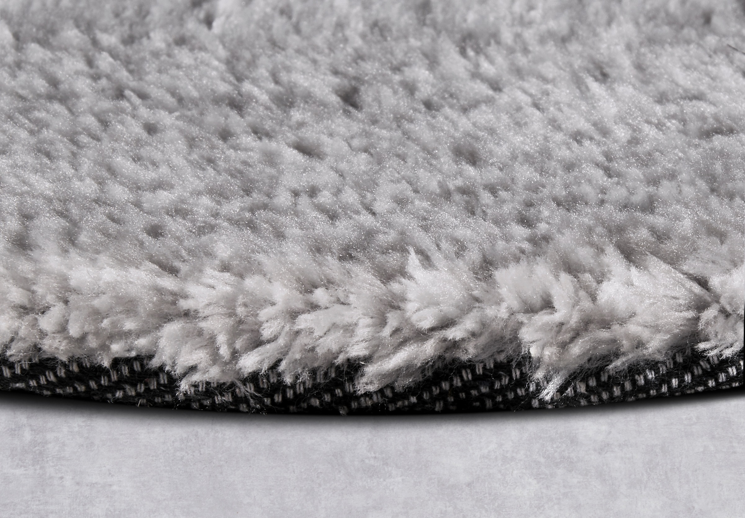 HANSE Home Hochflor-Teppich »Olaf«, rund, 38 mm Höhe, Langflor, Shaggy, einfarbig, flauschig, weich, glänzend, modern, uni