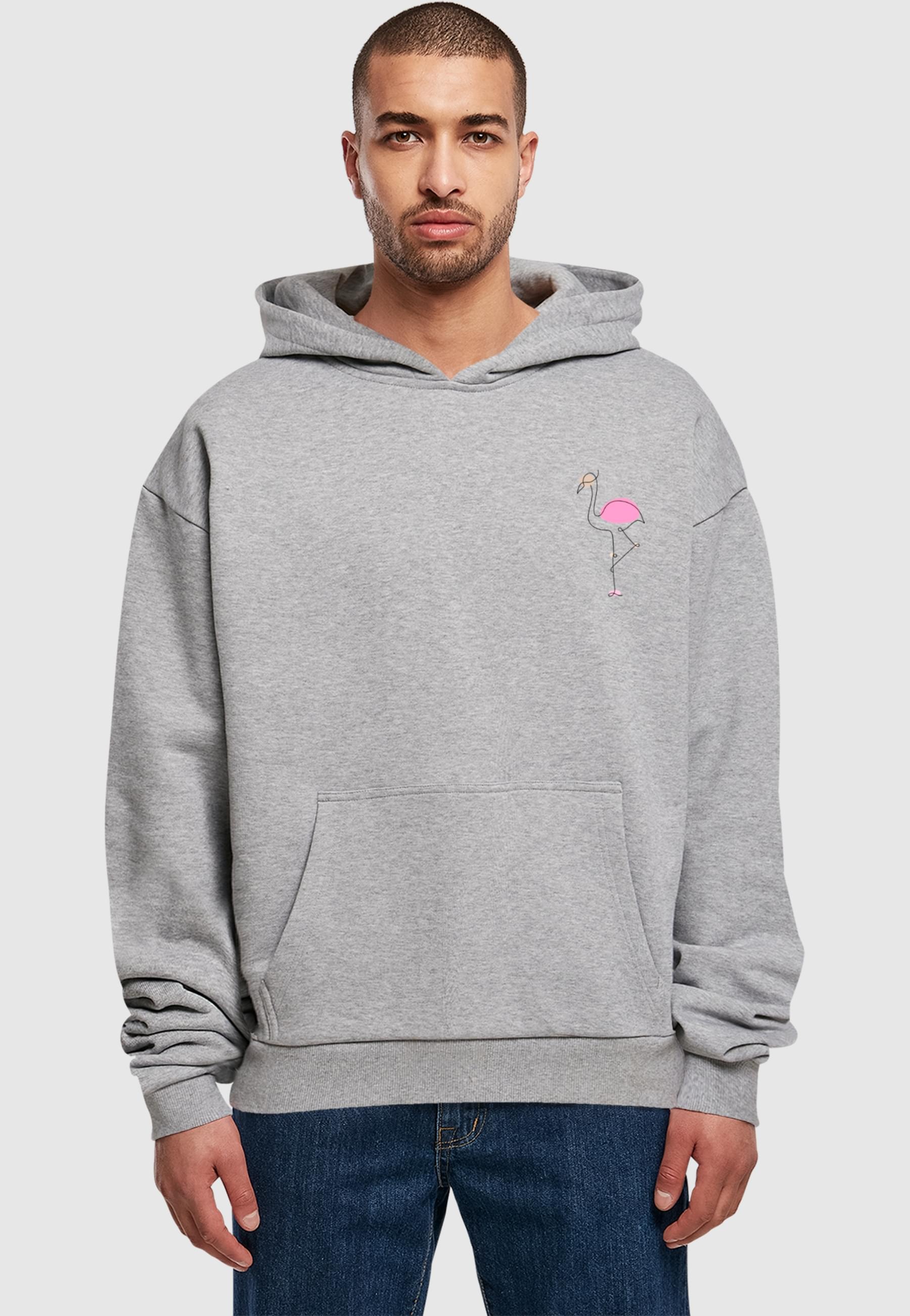 Merchcode Kapuzensweatshirt »Merchcode Flamingo Ultra Heavy Hoody«, 1 Stk.
