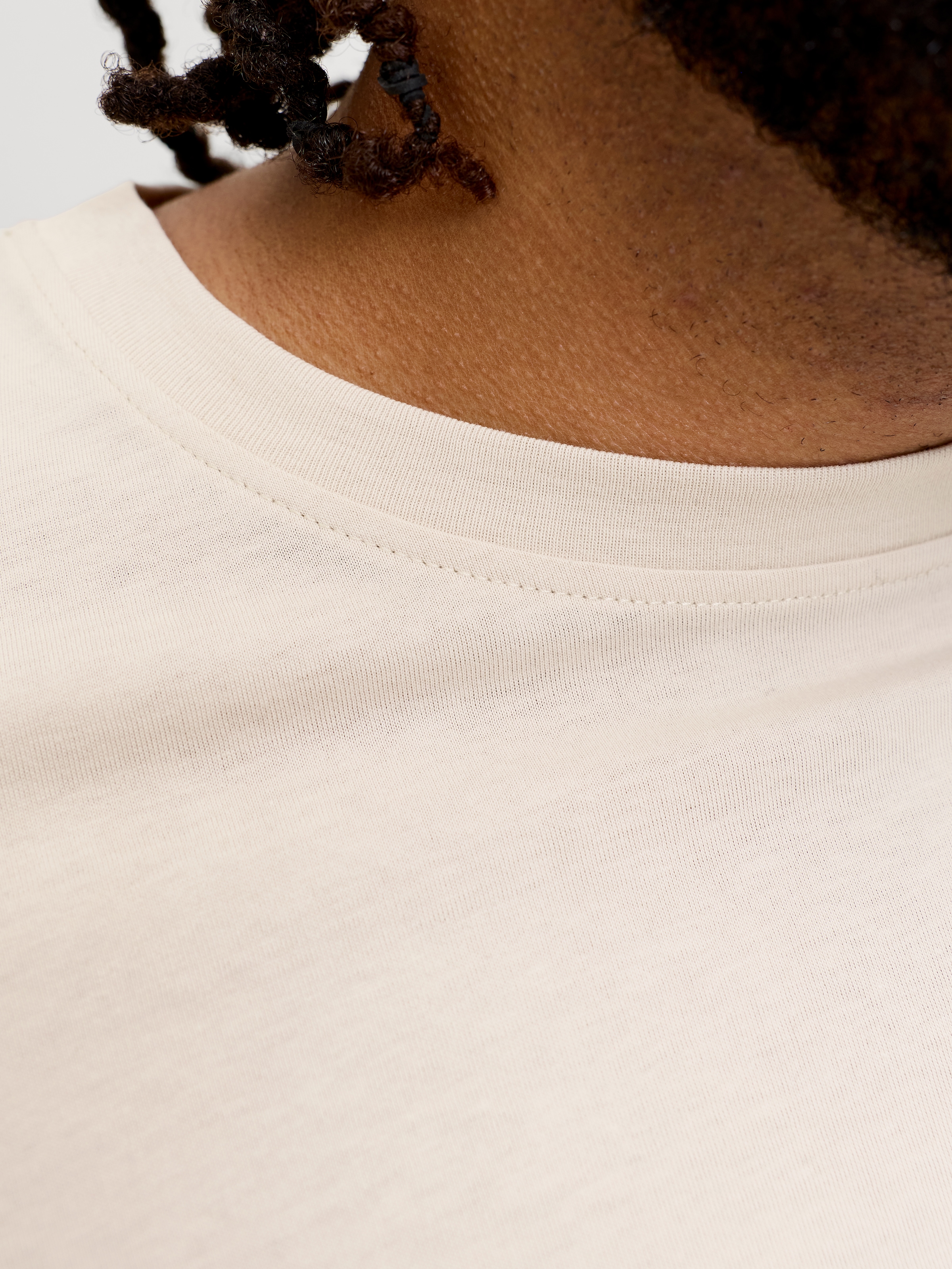 Jack & Jones PlusSize 1100000002199 »JJBUSTER TEE SS CREW NECK BTS SN PLS« Baumwolle, regular fit