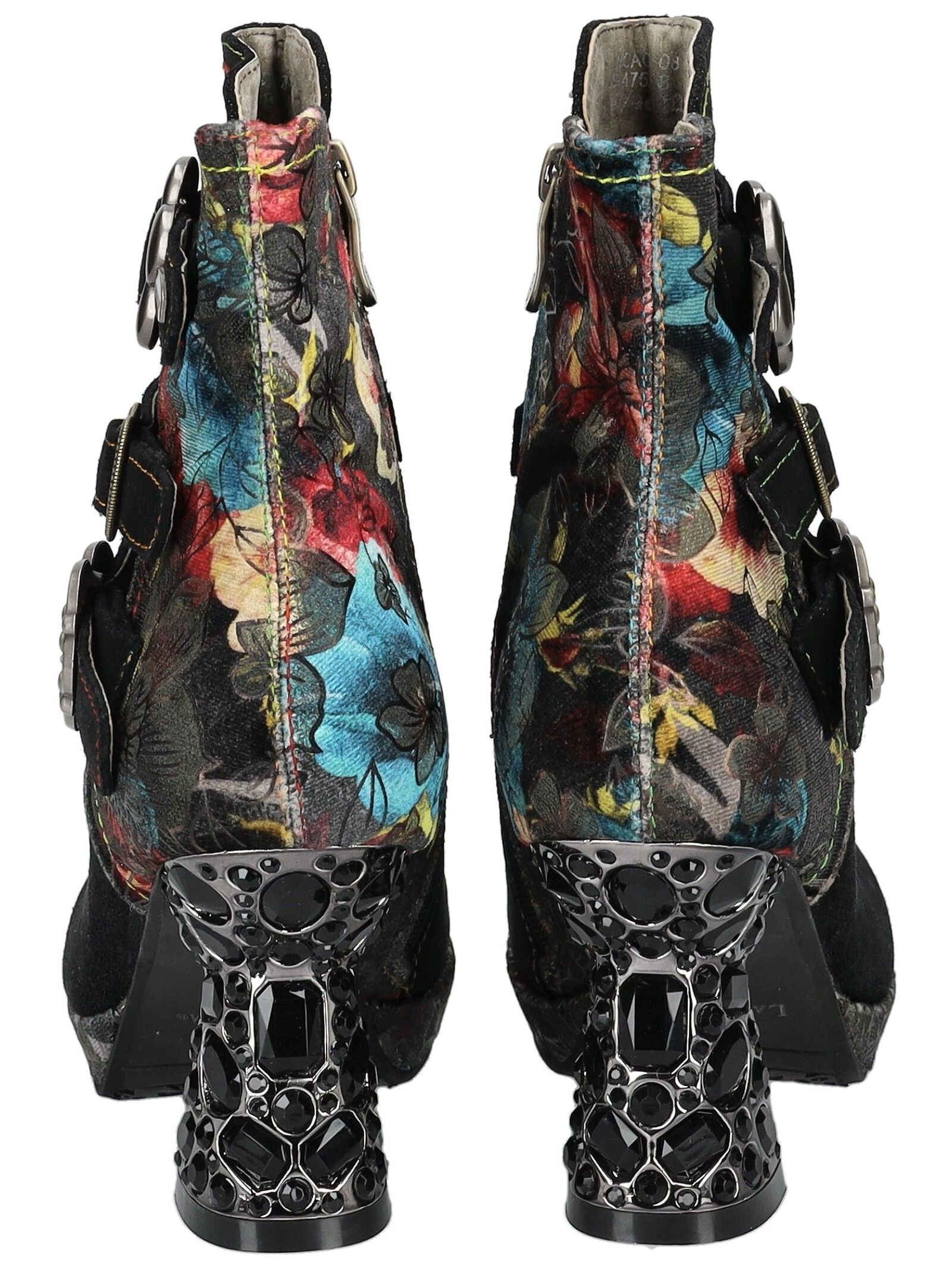 LAURA VITA High-Heel-Stiefelette »LAURA VITA Stiefelette Leder/Textil«