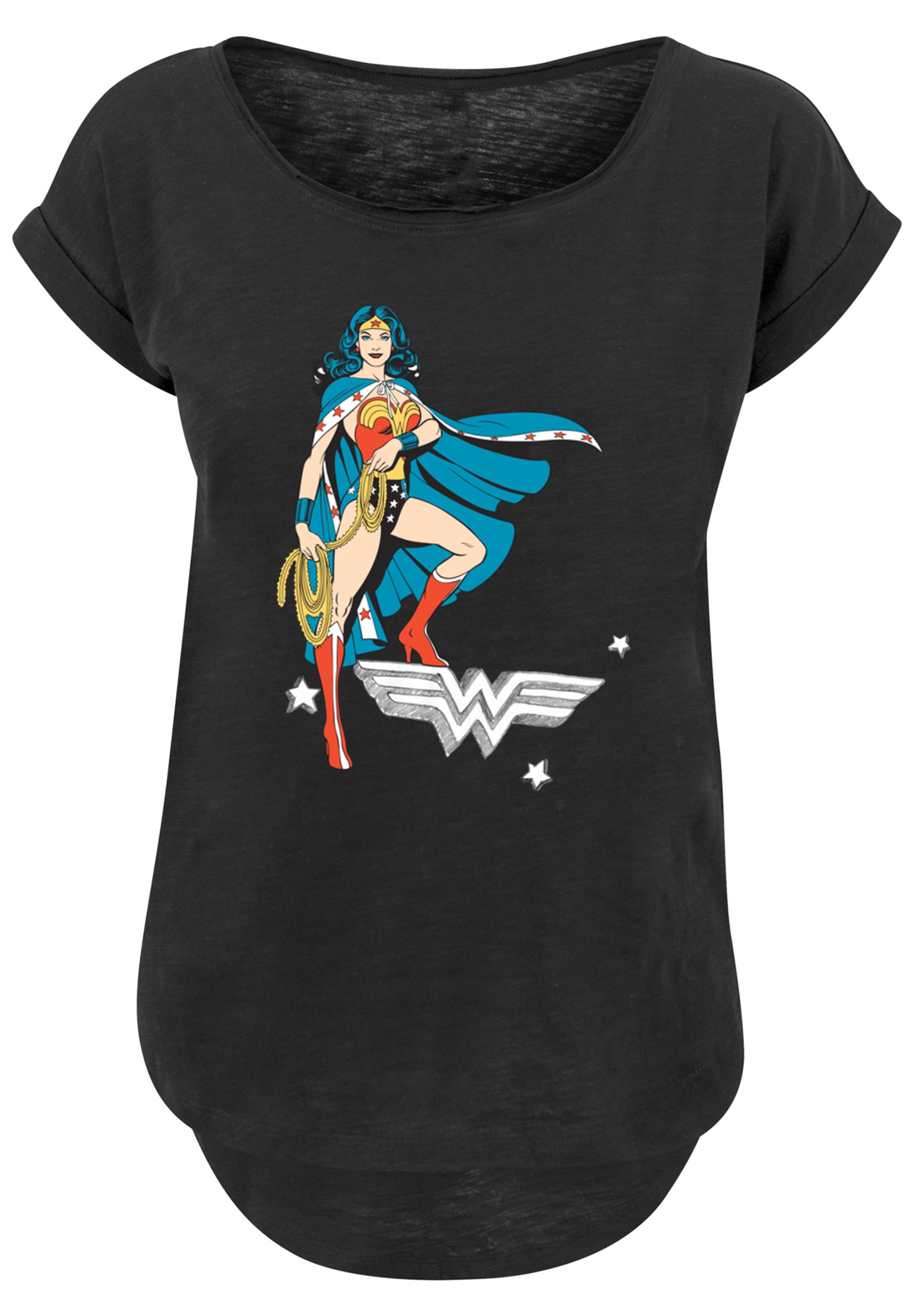 F4NT4STIC T-Shirt "DC Comics Wonder Woman Standing Logo" Print günstig online kaufen