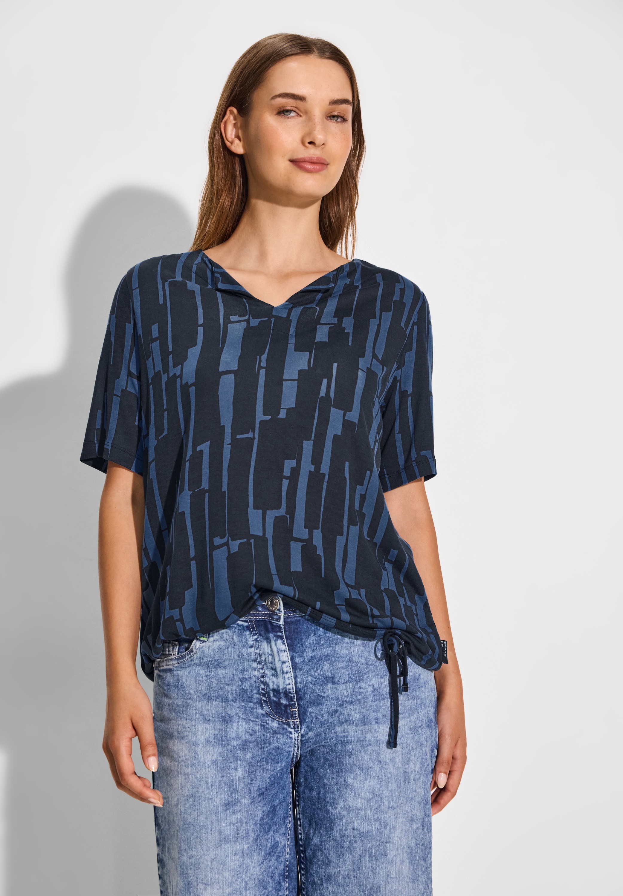 Print-Shirt, aus softer Viskose