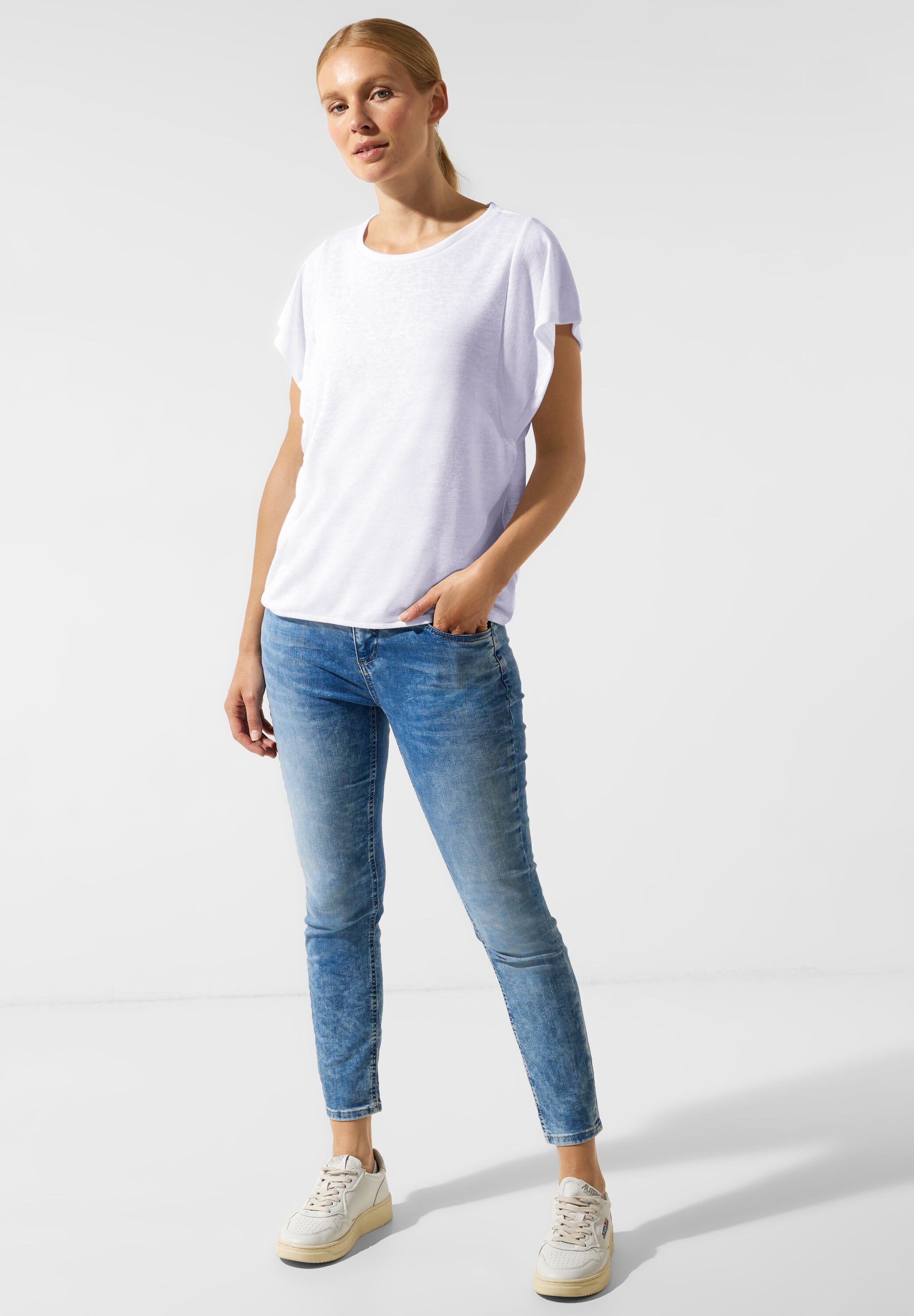 STREET ONE T-Shirt, in Unifarbe