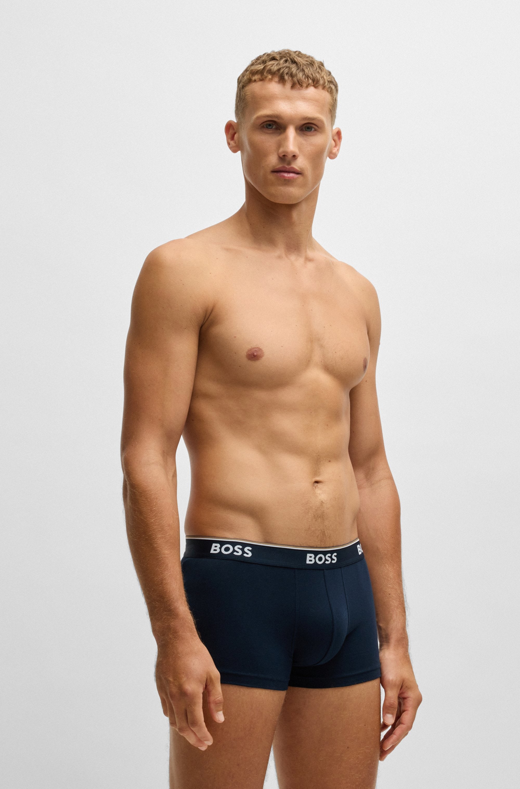 BOSS Boxer "TRUNK 3 PACK", (3 St.), BOSS Schriftzug auf dem Bund günstig online kaufen