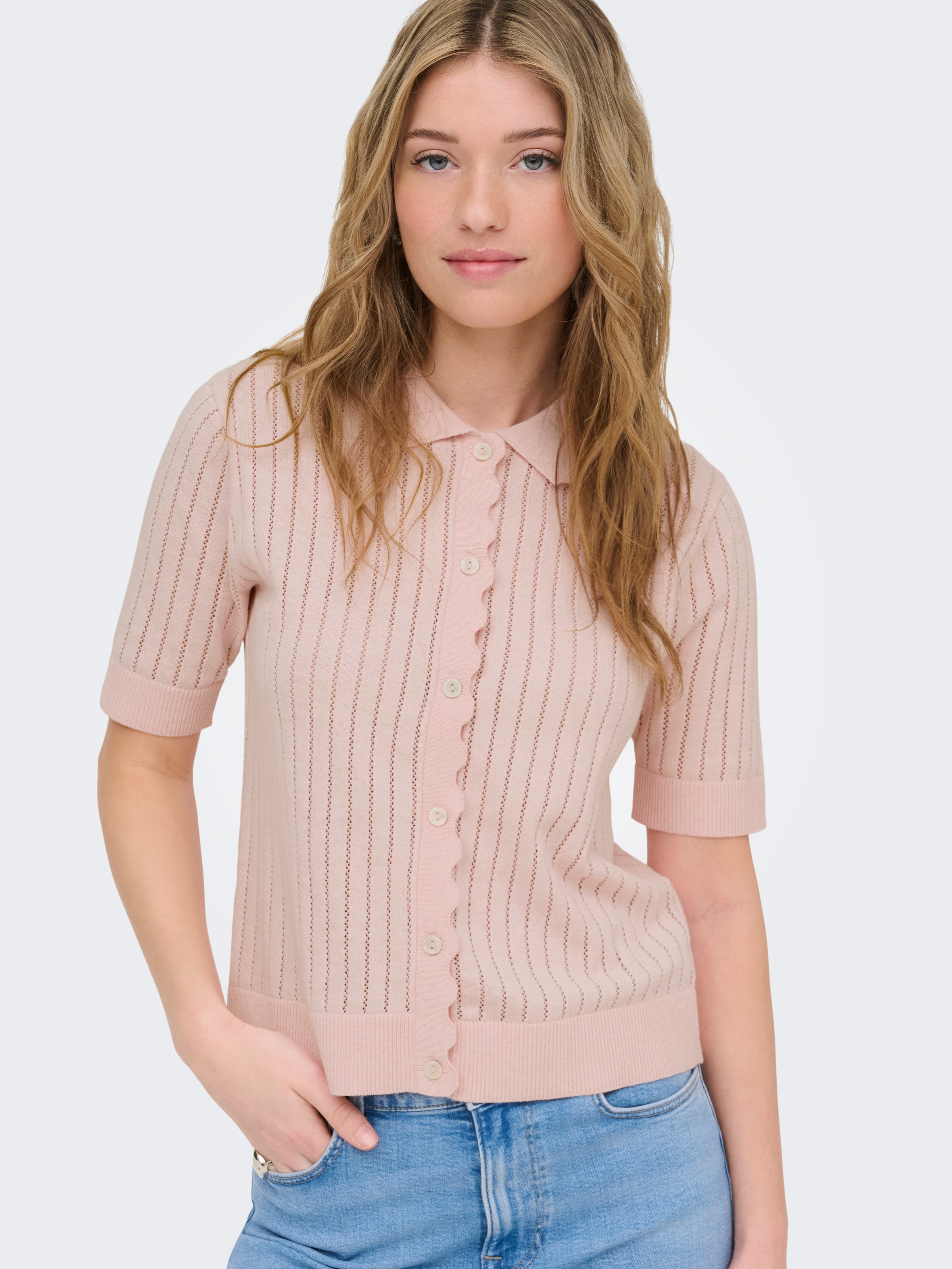 ONLY Strickjacke »ONLELMA POLO S/S CARDIGAN KNT NOOS«