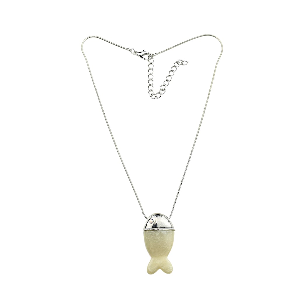 COLLEZIONE ALESSANDRO Kette mit Anhänger »Pescare« mit kleinem Fischanhänger GE10404 COLLEZIONE ALESSANDRO Kette mit Anhänger »Pescare« mit kleinem Fischanhänger GE10404