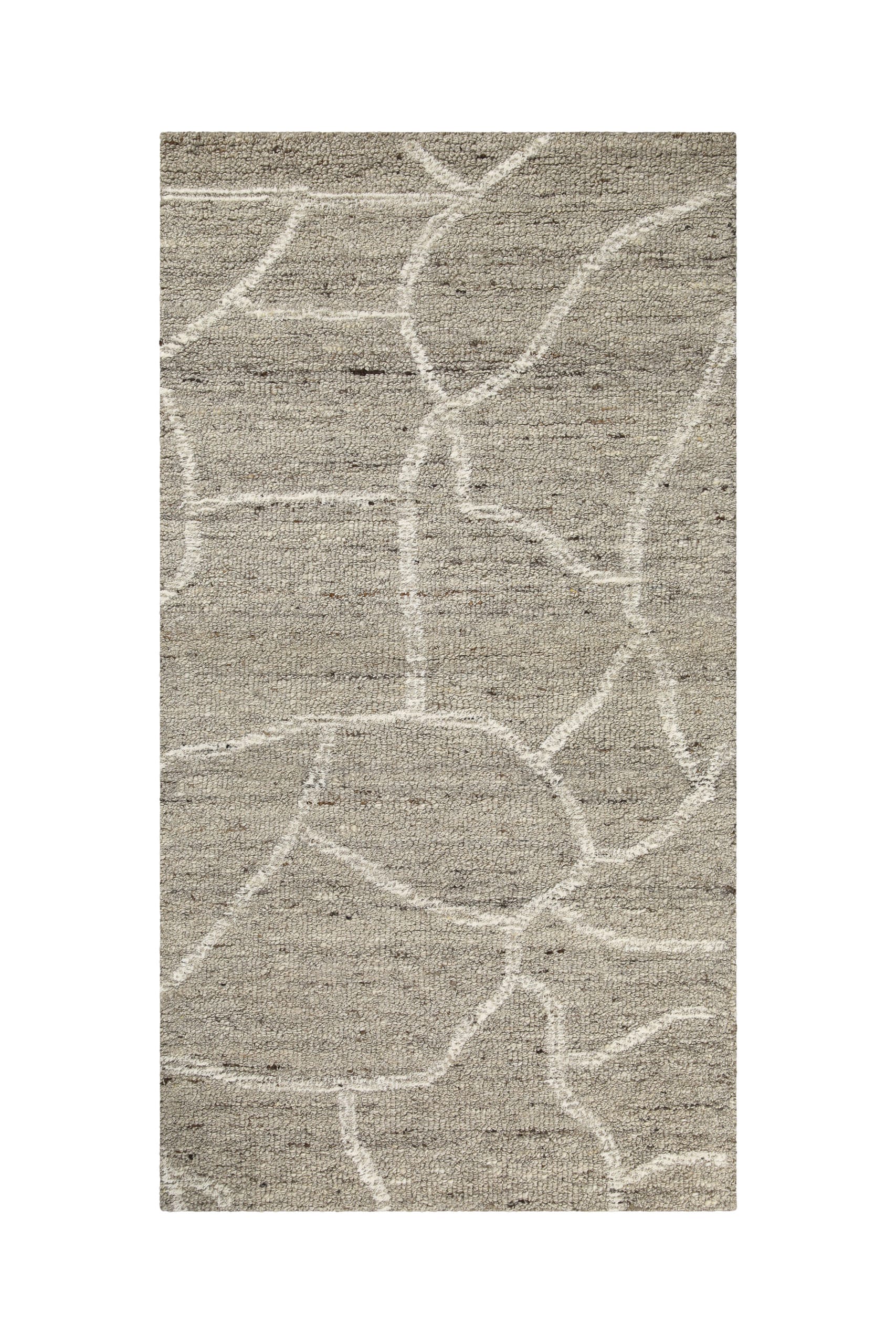 Wecon home Wollteppich »Hamptons FORTYONE«, rechteckig, 15 mm Höhe, Läufer, Schurwolle, Kurzflor, Wohnzimmer, elegant, robust, Stein