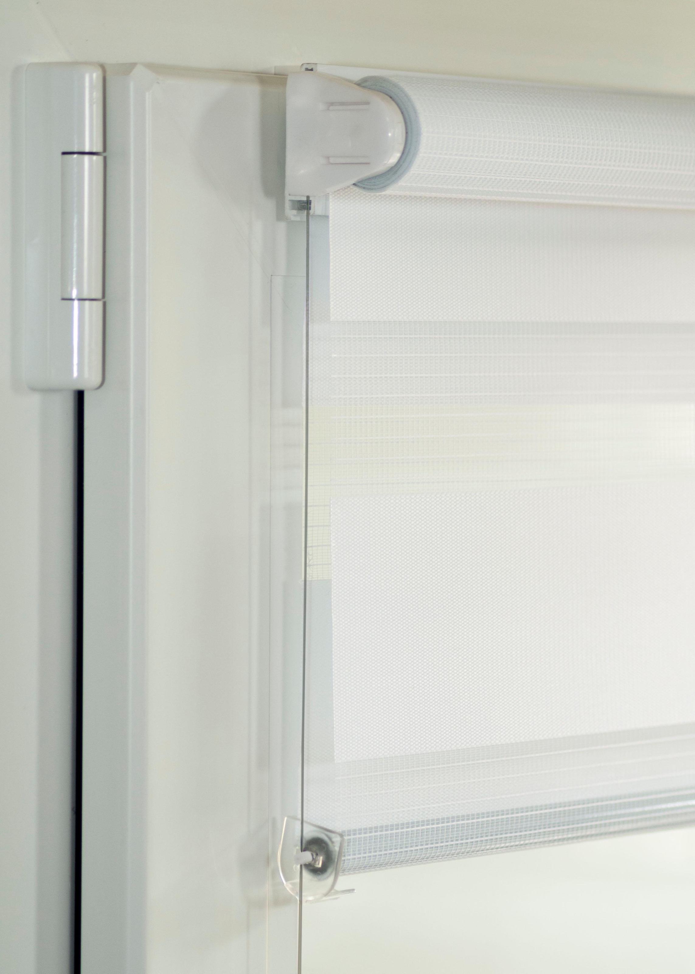 Kutti Doppelrollo "Sola" Lichtschutz ohne Bohren freihängend DUO-Rollo, Fix günstig online kaufen