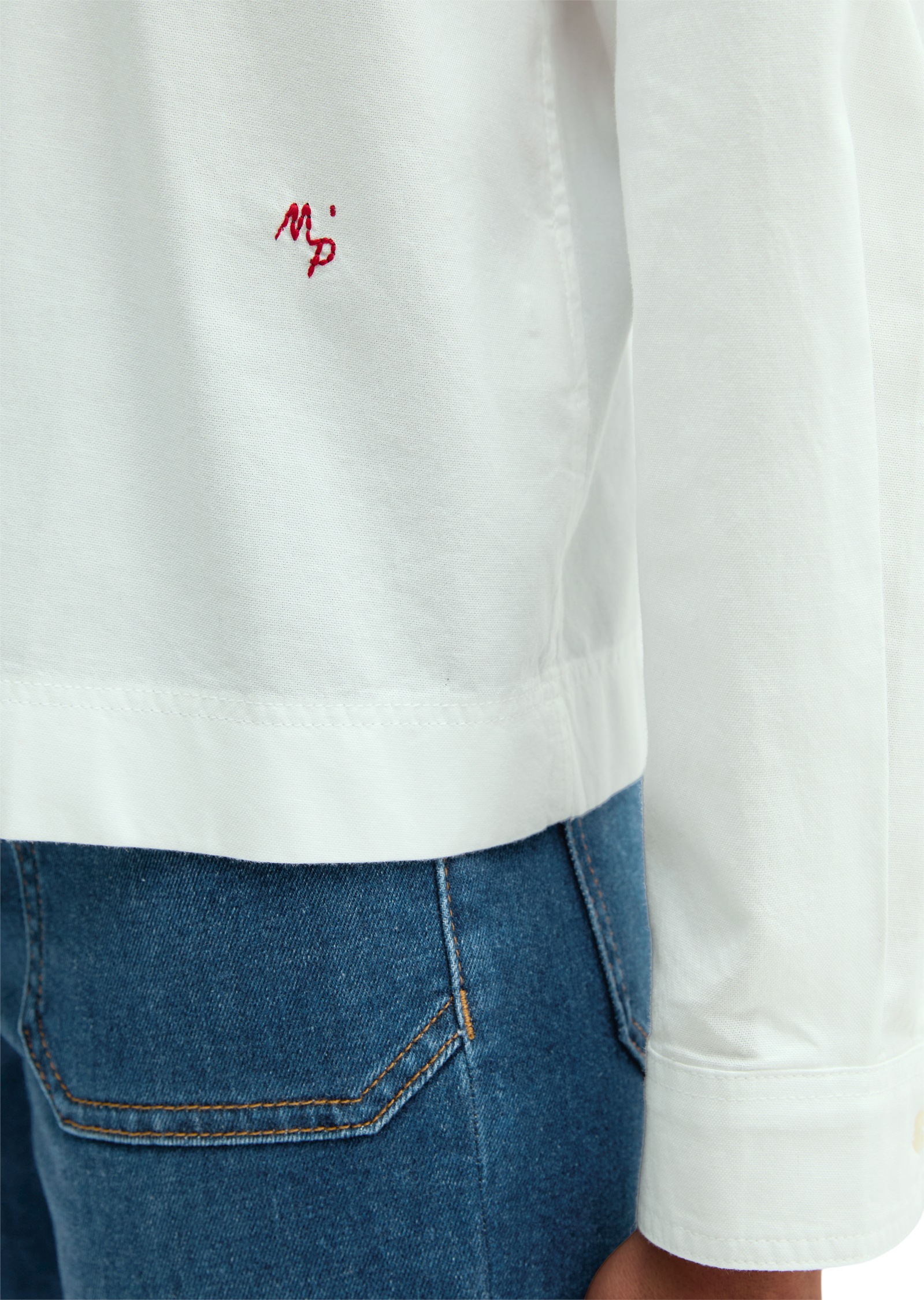 Marc O'Polo Langarmbluse »aus Organic Cotton«
