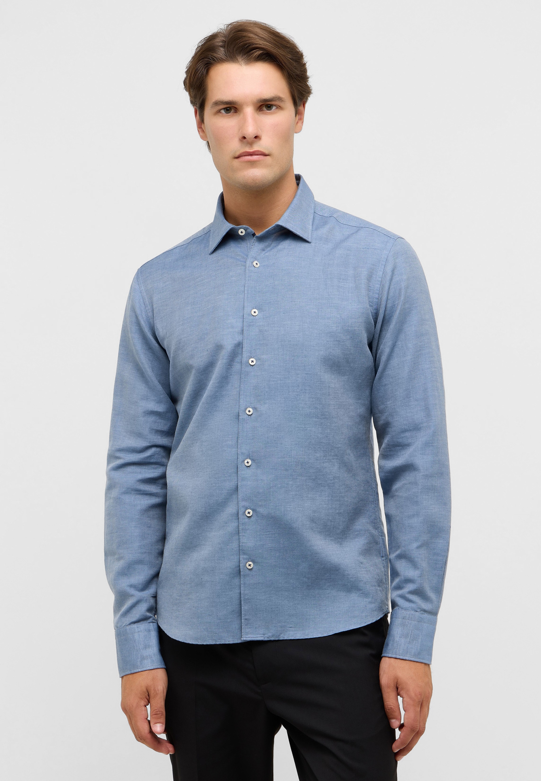 Eterna Langarmhemd "SLIM FIT", EASY IRON (bügelleicht) günstig online kaufen