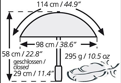 EuroSCHIRM® Taschenregenschirm »light trek«, Automatik, integriertem bestellen | mit BAUR Kompass