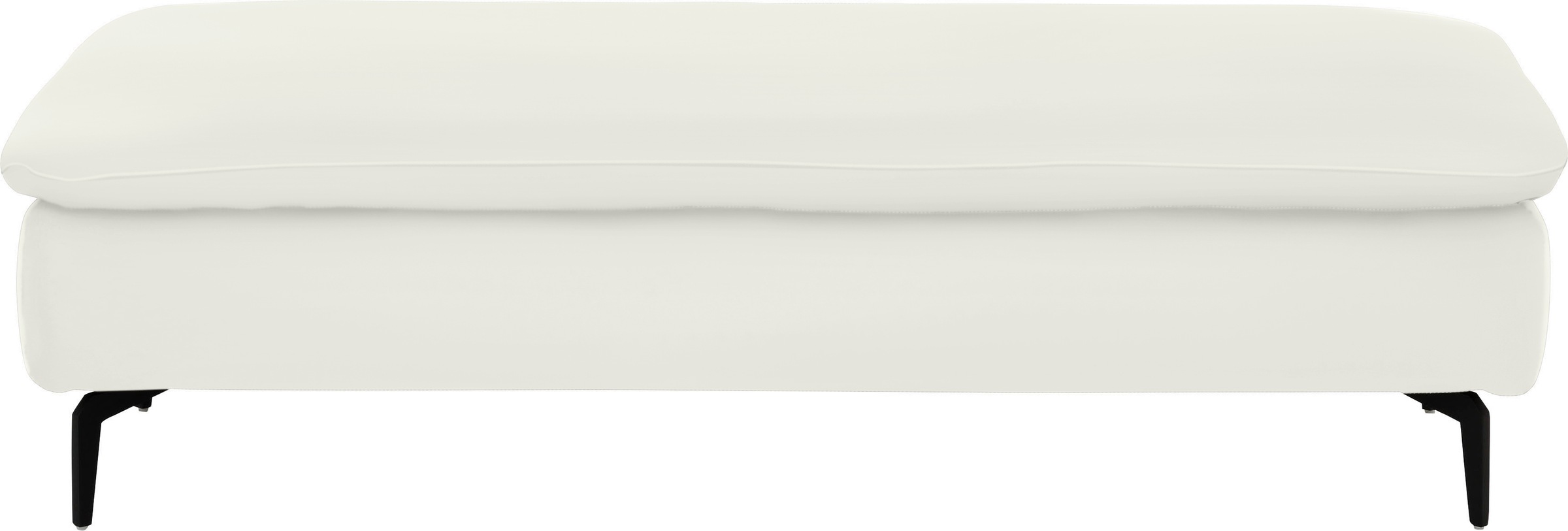 W.SCHILLIG Ecksofa »valentinoo, Designsofa, bequem, elegant und zeitlos, L-Form«, (Set), inklusive Hocker, mit Sitztiefenverstellung, Breite 299 cm