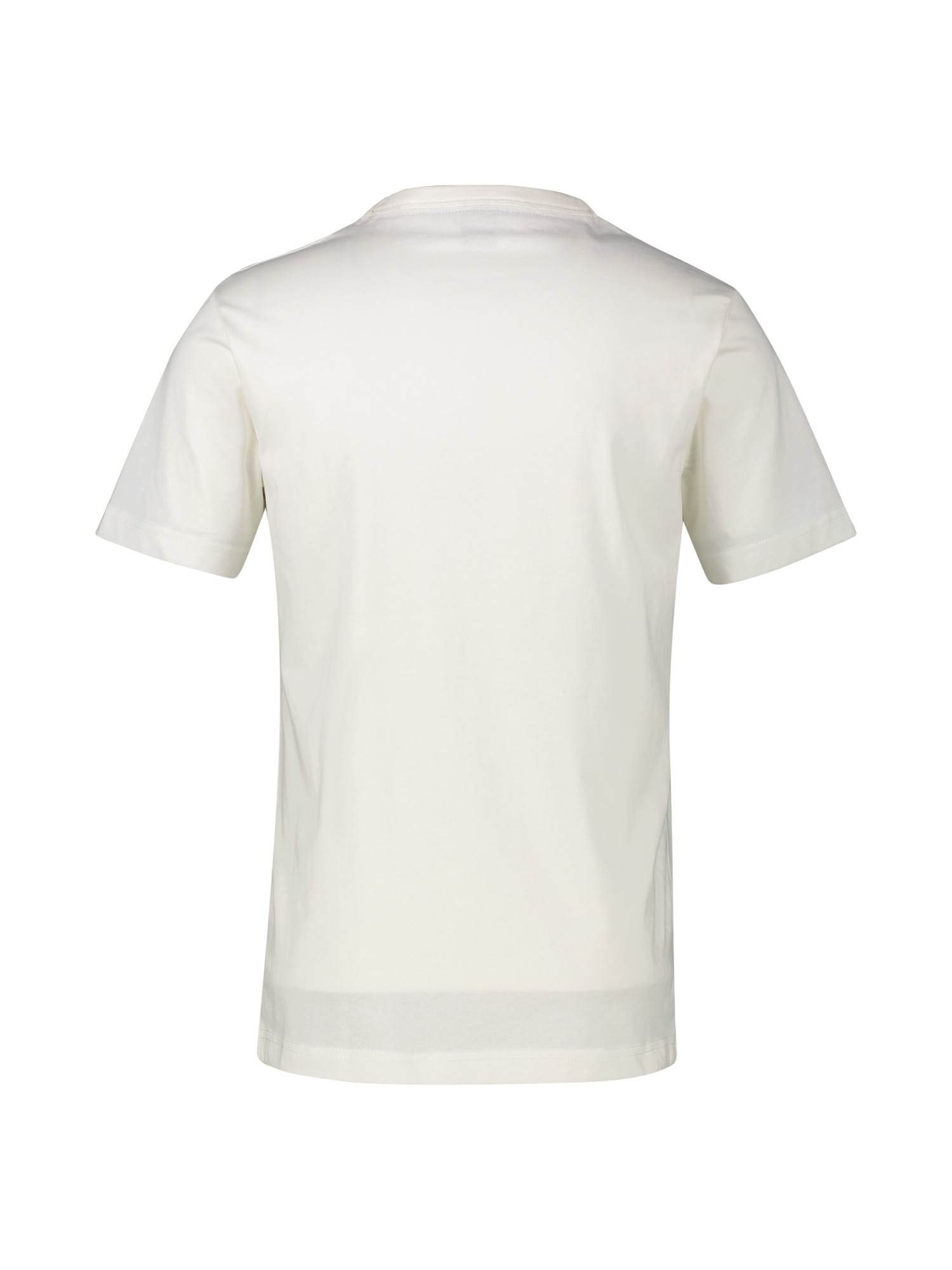 LERROS T-Shirt »LERROS Unifarbenes T-Shirt mit Brustprint«