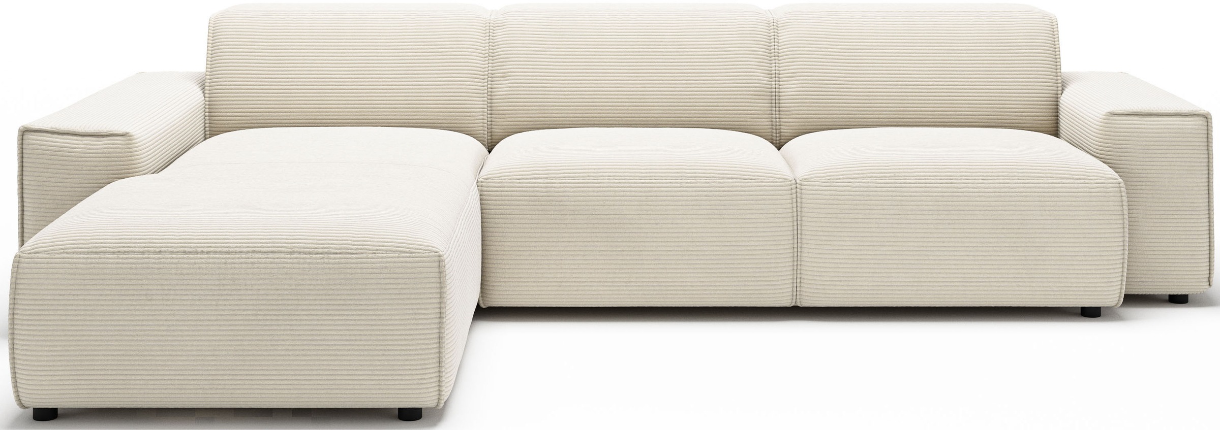 andas Ecksofa »Glimminge auch in Breitcord, Feincord, Bouclé + Easy care-Bezug«, L-Form, Breite 294, Zierkissen