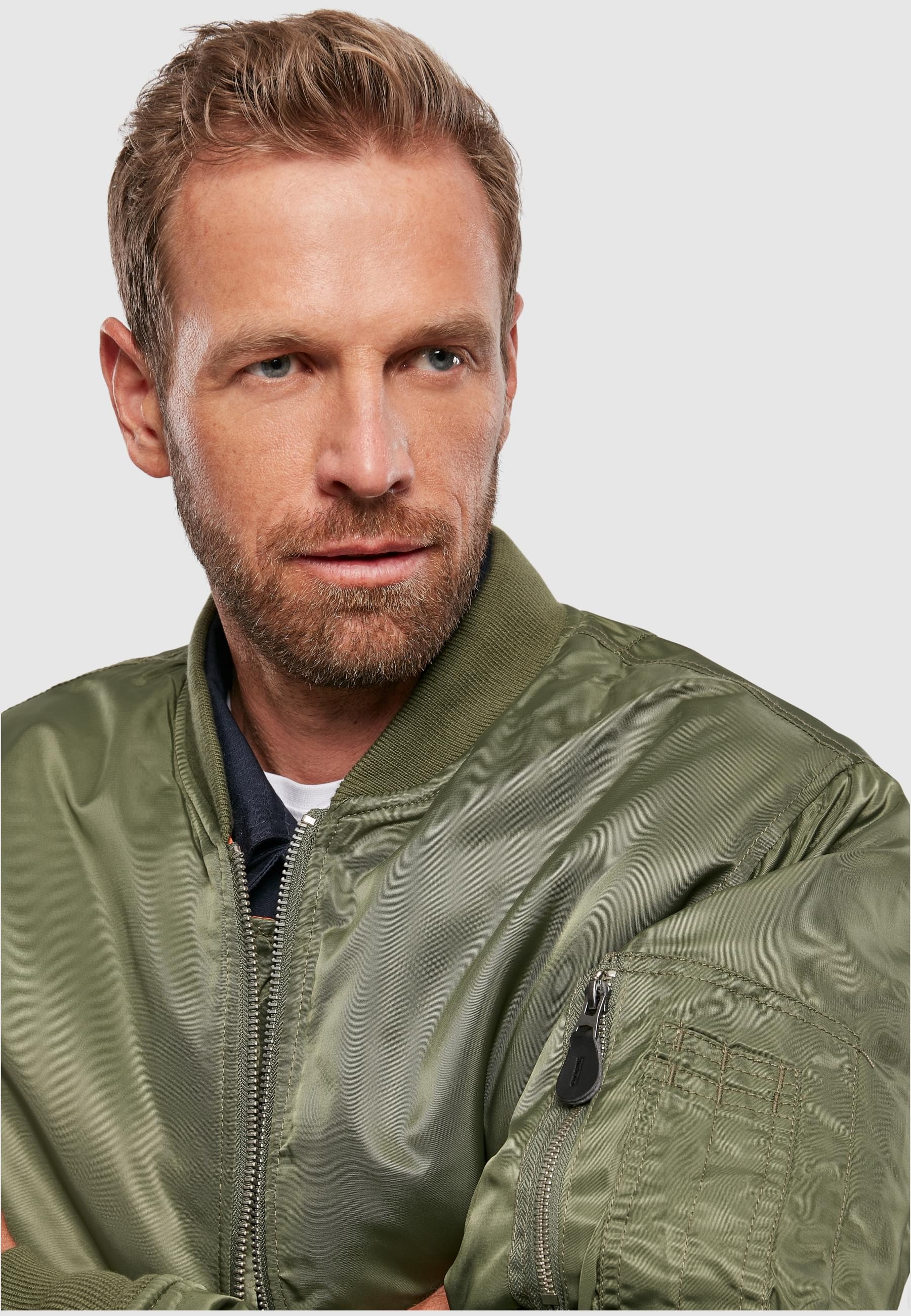 Brandit Anorak »Brandit Herren MA1 Bomber Jacket«, (1 St.), ohne Kapuze