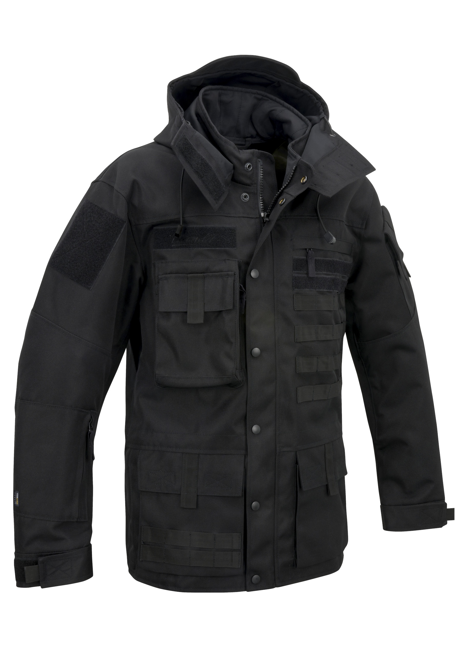 Brandit Outdoorjacke "Brandit Herren Performance Outdoorjacket" 1 Stk. tlg. mit Kapuze