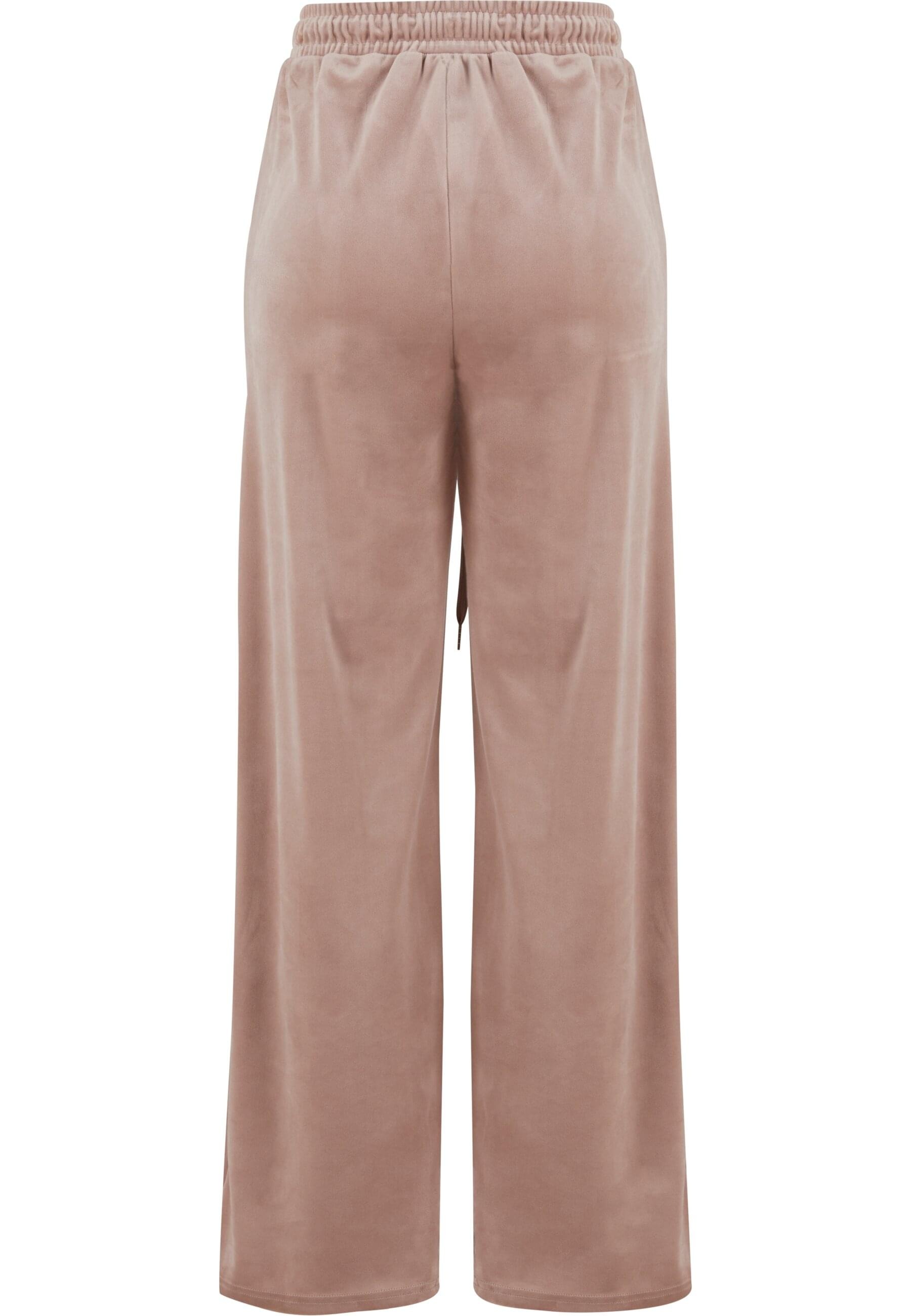 URBAN CLASSICS Jogginghose »Urban Classics Ladies Velvet Sweatpants«, (1 tlg.)