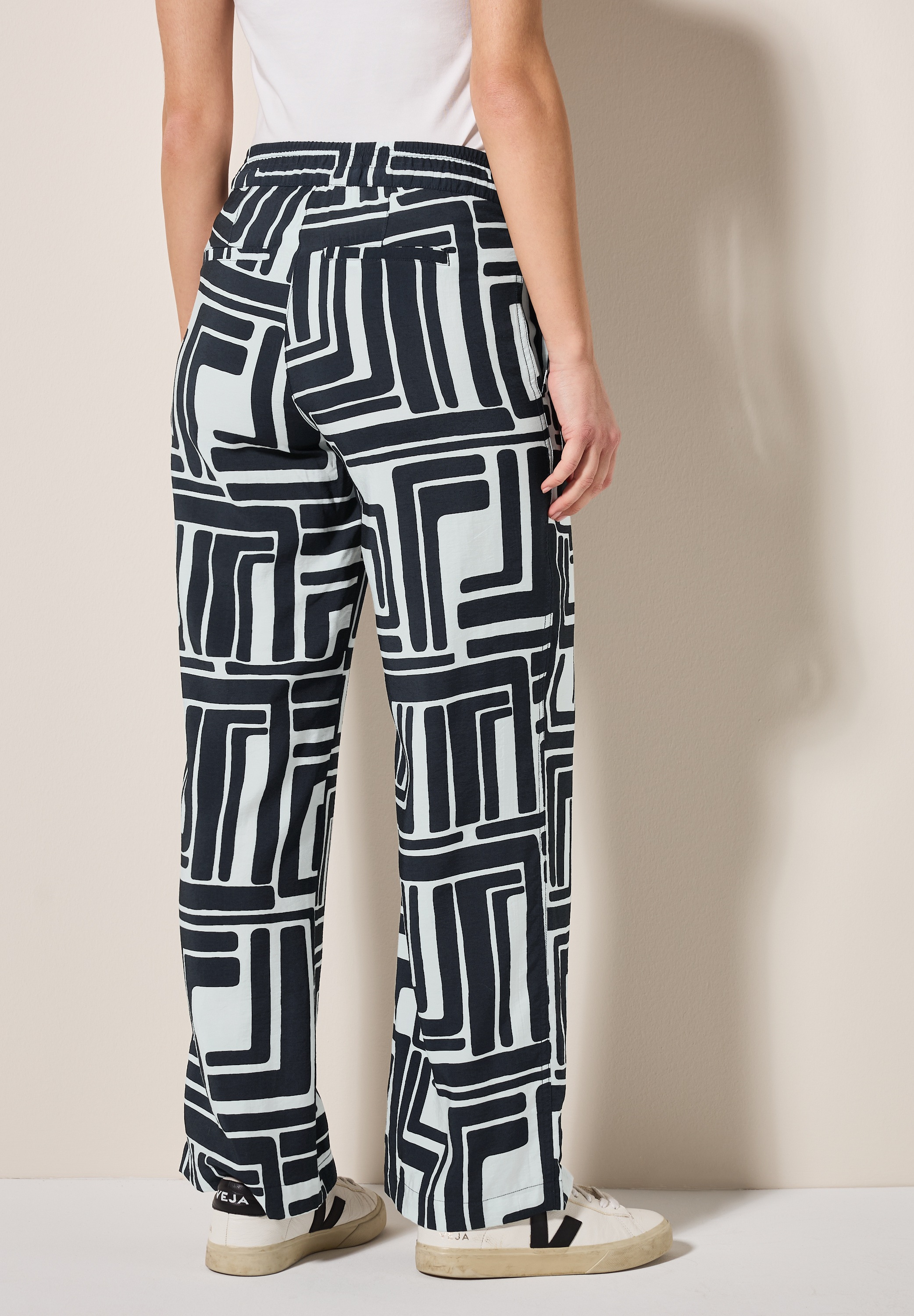 Cecil Stoffhose, High Waist günstig online kaufen