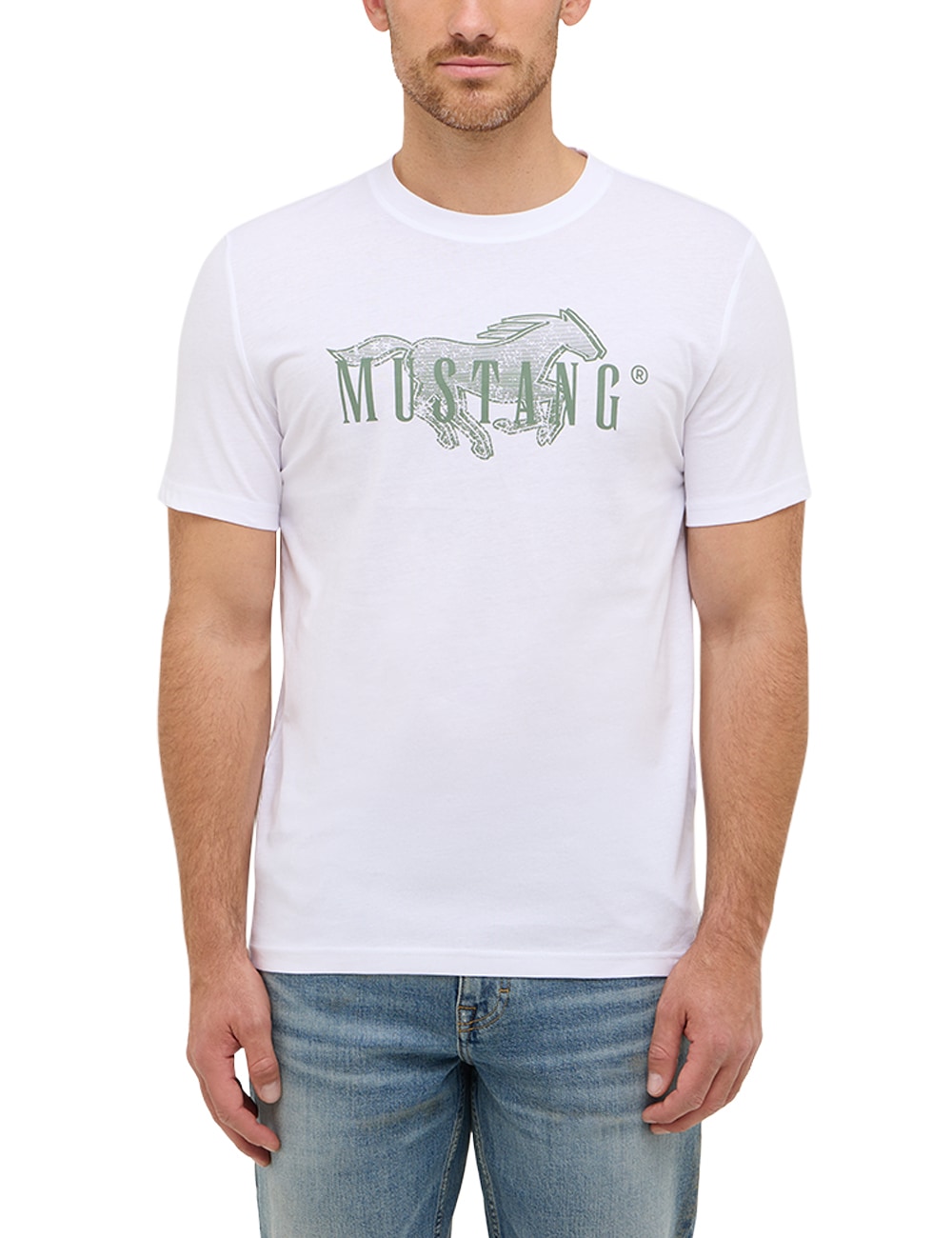MUSTANG Kurzarmshirt "Herren Style Austin" günstig online kaufen