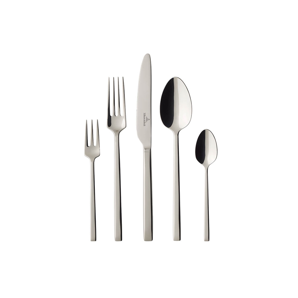 Villeroy & Boch Besteck-Set "Tafelbesteck La Classica 180er Set silber" Spülmaschinenfest