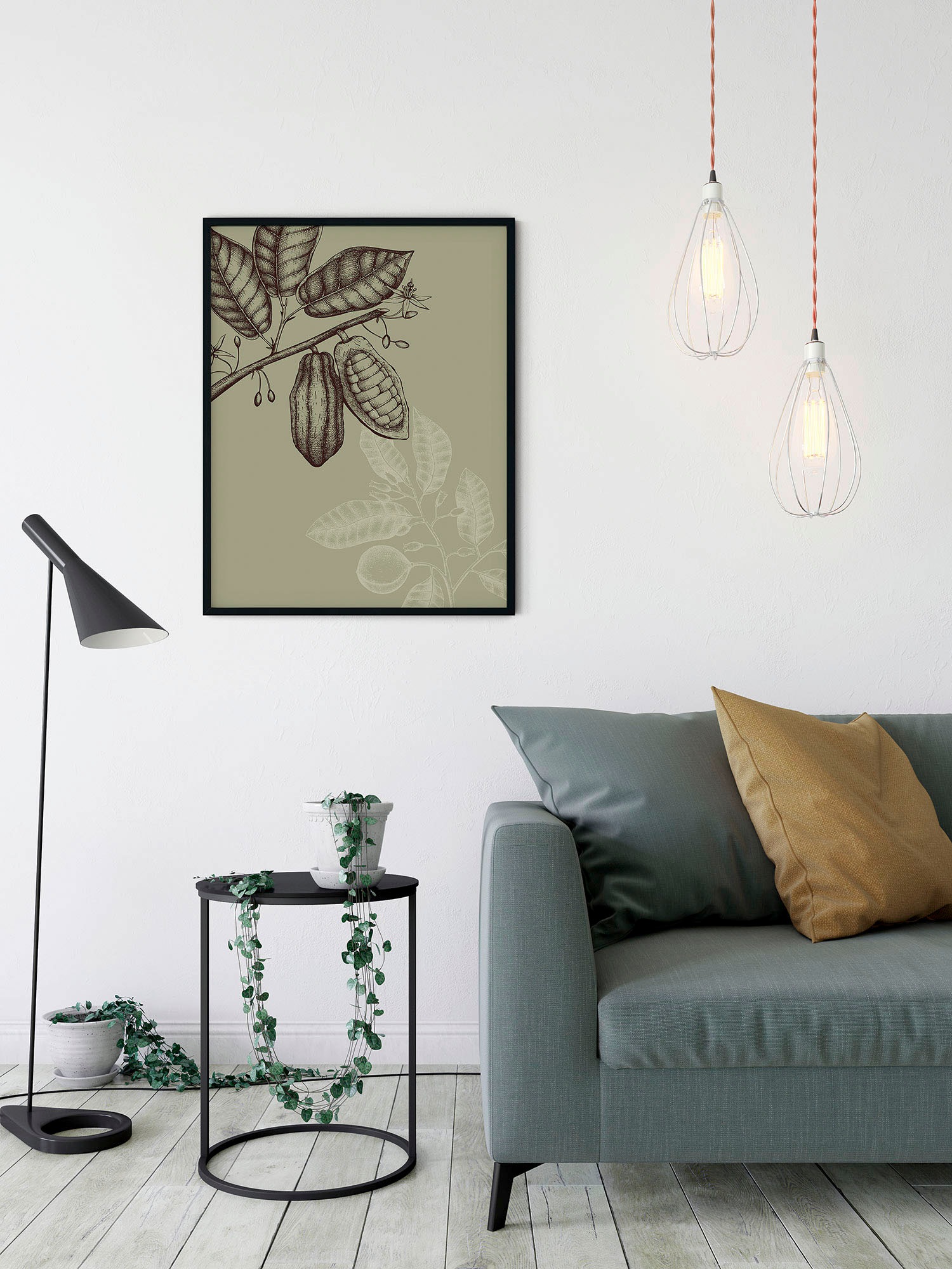 Komar Bild "Wild Cocoa" Natur 1 Stk. tlg. Wandbild zur Dekoration - ohne Ra günstig online kaufen