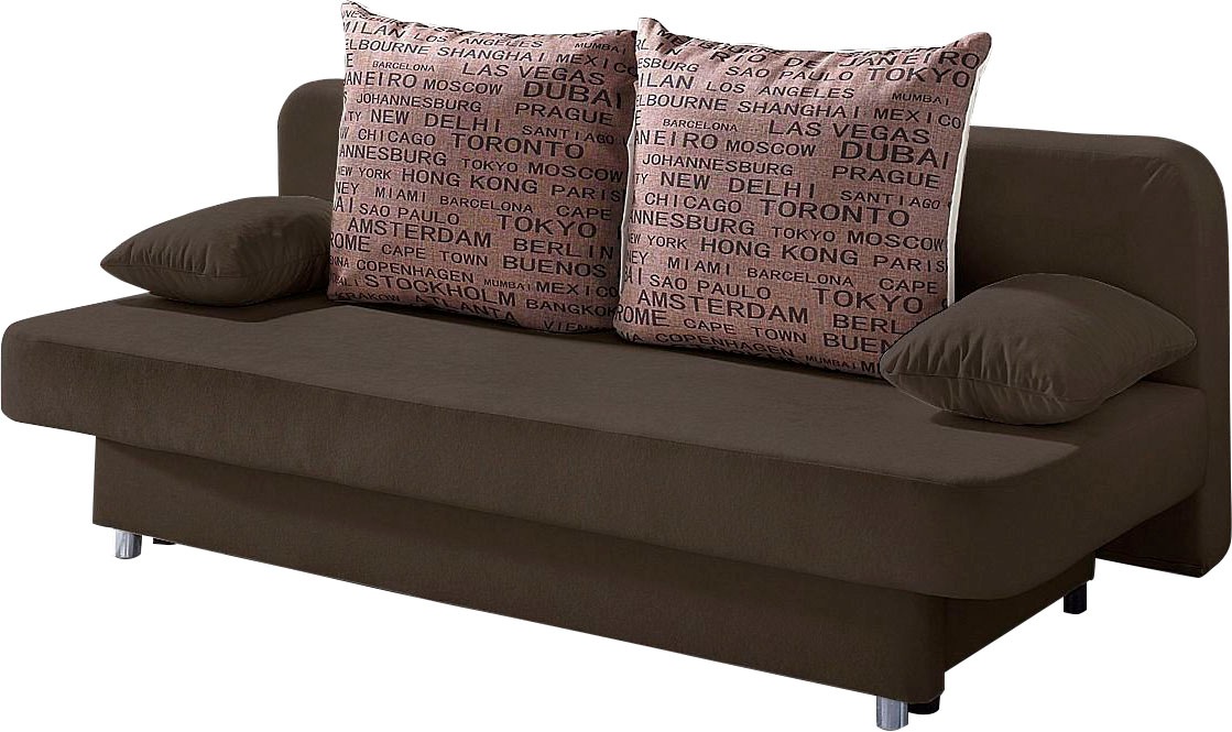 COLLECTION AB Schlafsofa "Ulla inkl. Bettfunktion und Bettkasten" inkl. Wen günstig online kaufen