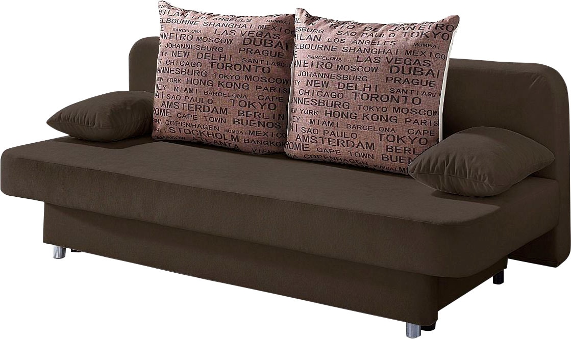 COLLECTION AB Schlafsofa "Ulla inkl. Bettfunktion und Bettkasten", Schlafso günstig online kaufen