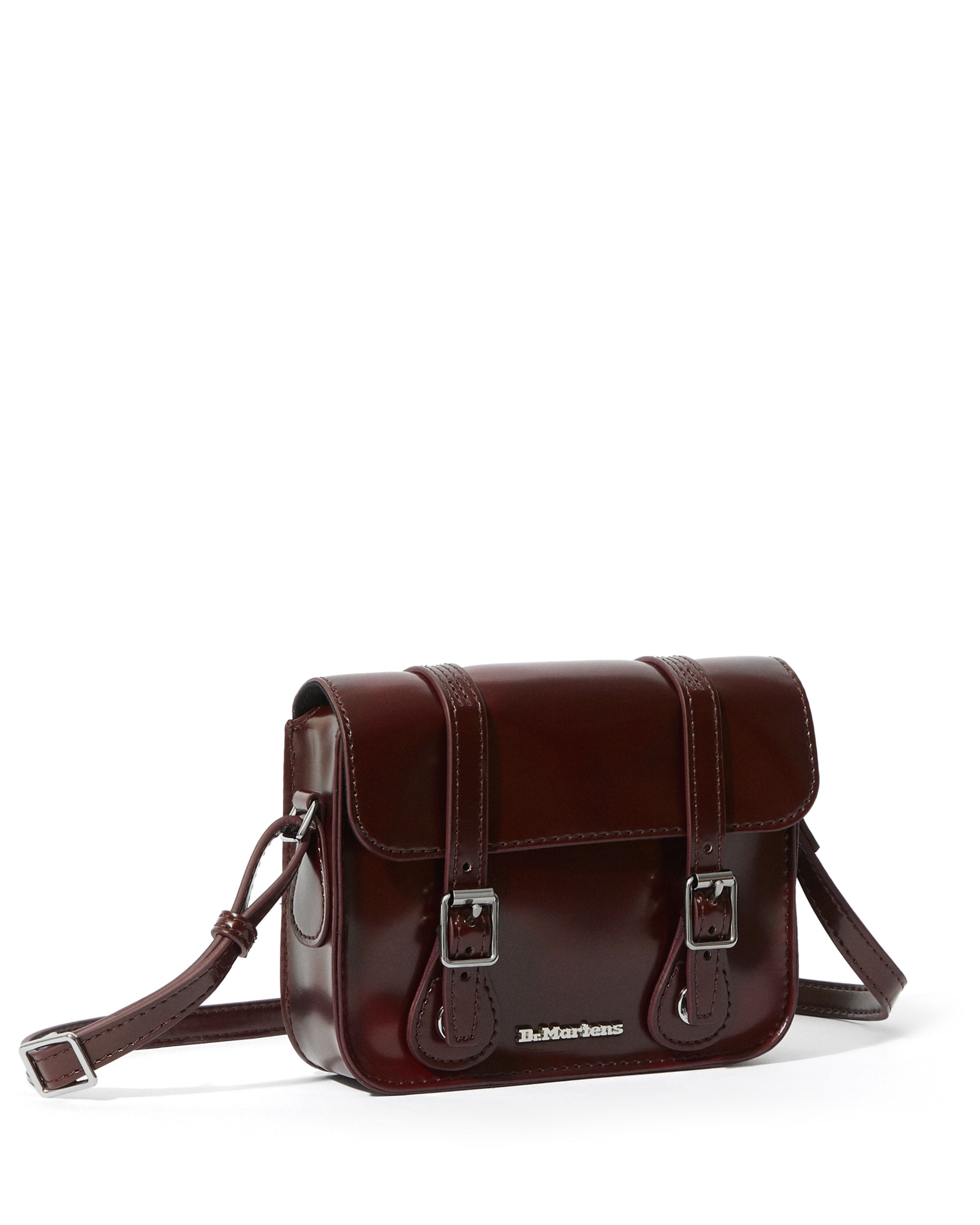 DR. MARTENS Satchel 7" Satchel Bag, Schultertasche mit Schnallenverschlüssen