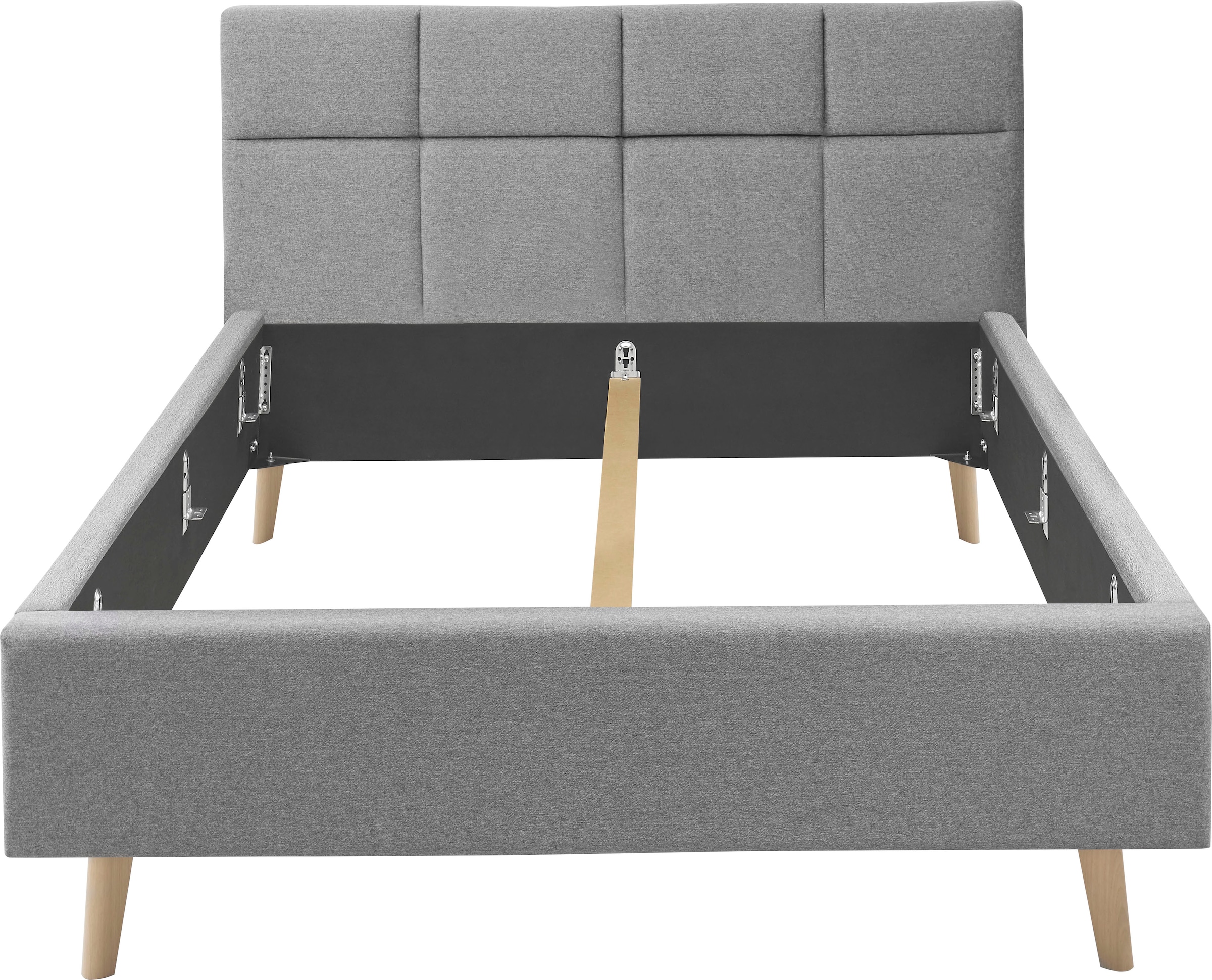 set one by Musterring Polsterbett »Cary« wahlweise mit Matratze und Lattenrost, Füße in Eiche natur