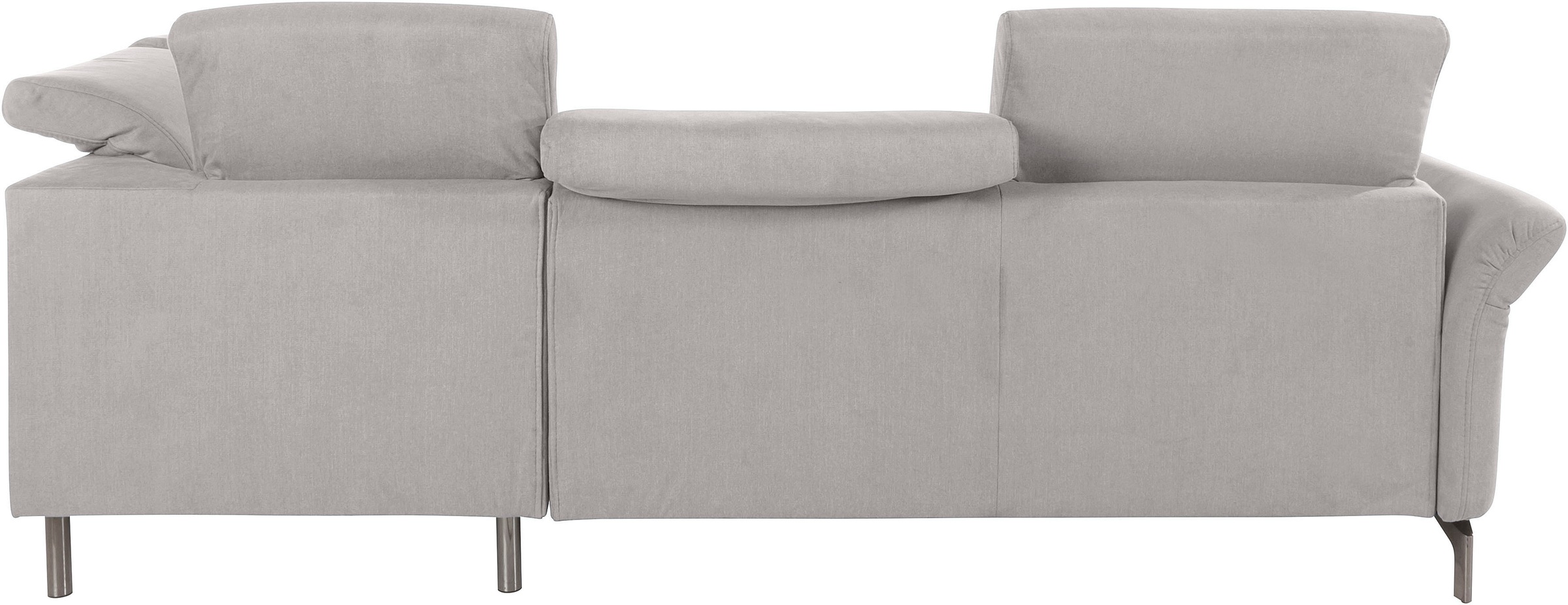 INOSIGN Ecksofa »Fresh L-Form«, Federkern, wahlweise Kopfteilverstellung und motorischer Vorziehsitz