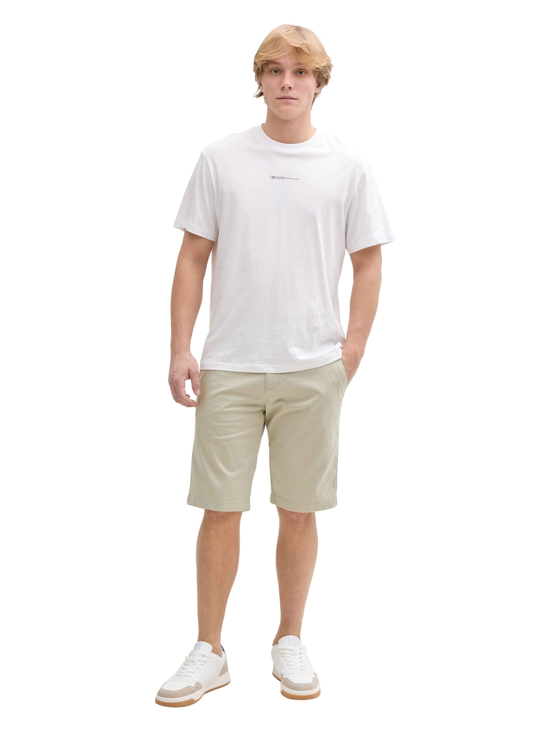 TOM TAILOR Denim Chinoshorts, mit Taschen