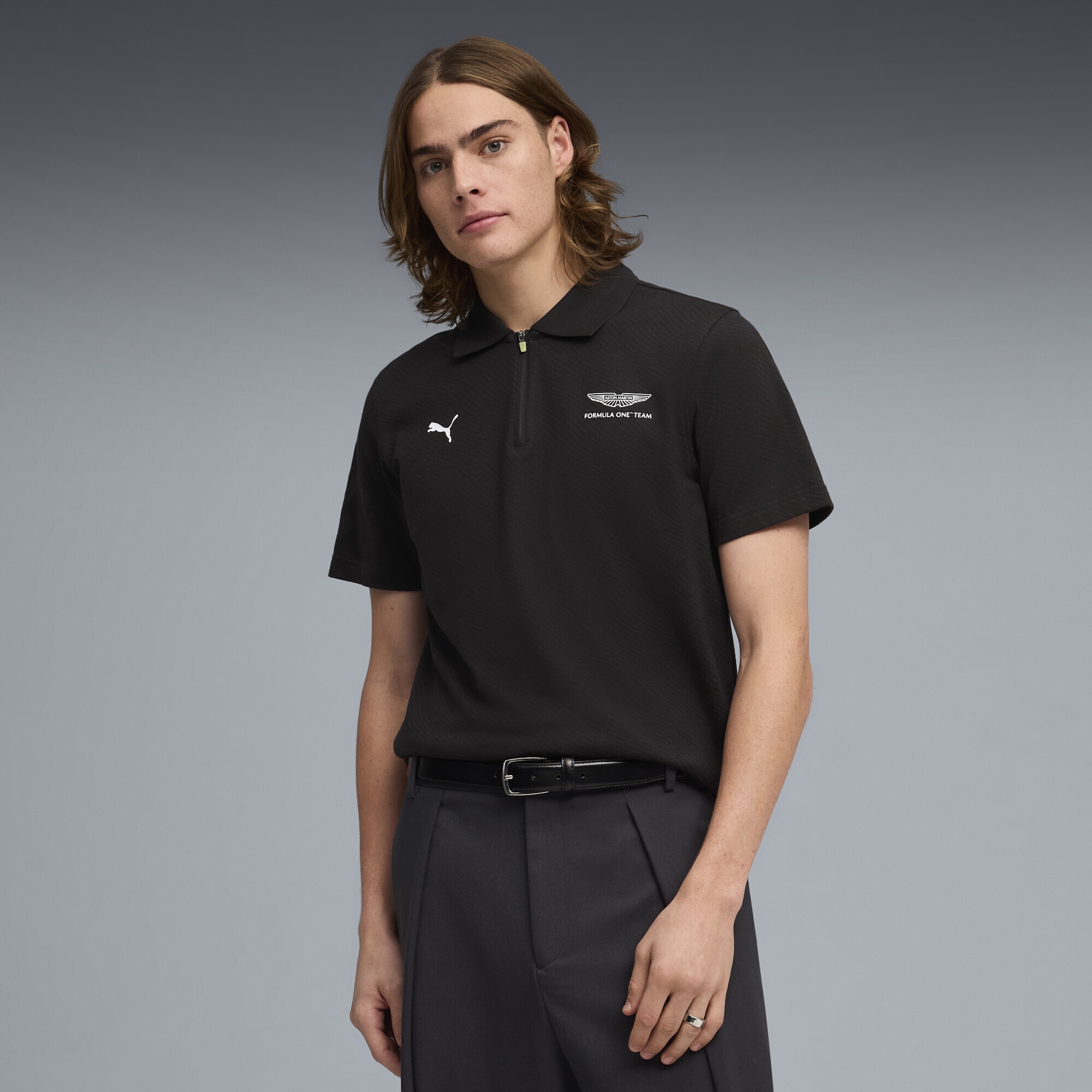 PUMA Poloshirt »PUMA x ASTON MARTIN ARAMCO F1® TEAM Jacquard Polo Herren«