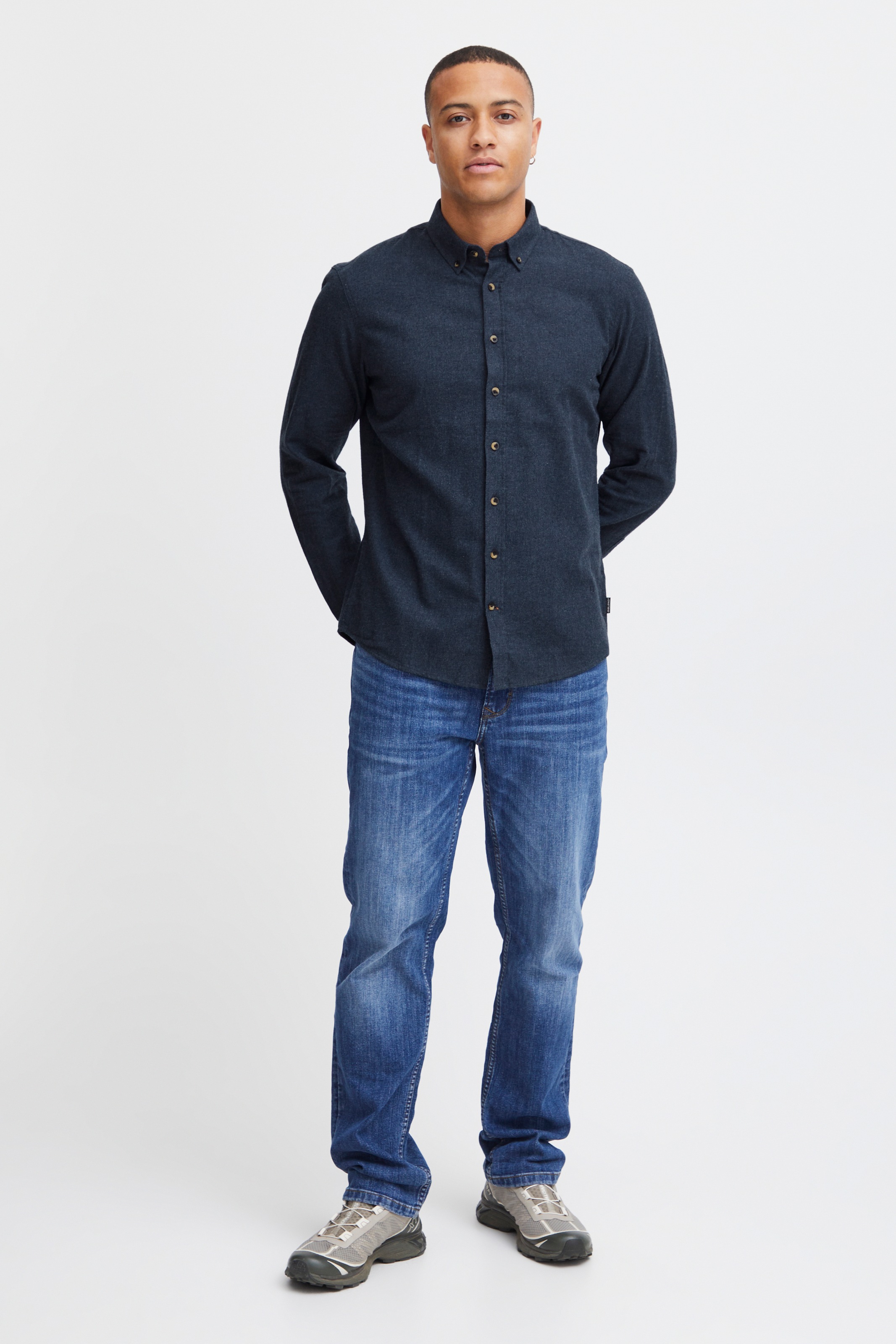 Blend BHBurley Long Sleeve Shirt Blue S 7