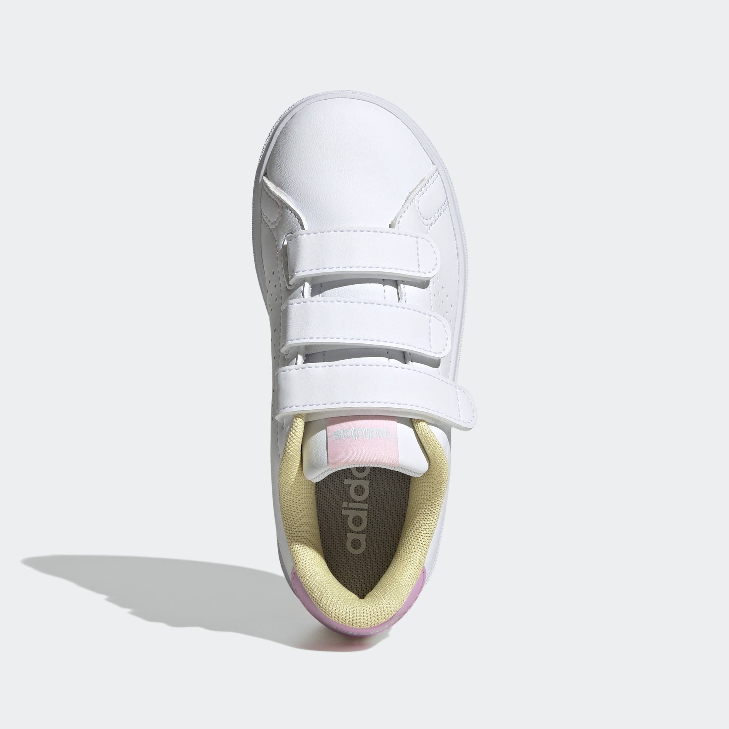 adidas Sportswear Klettschuh »ADVANTAGE BASE 2.0 KIDS«, Design auf den Spuren des adidas Stan Smith