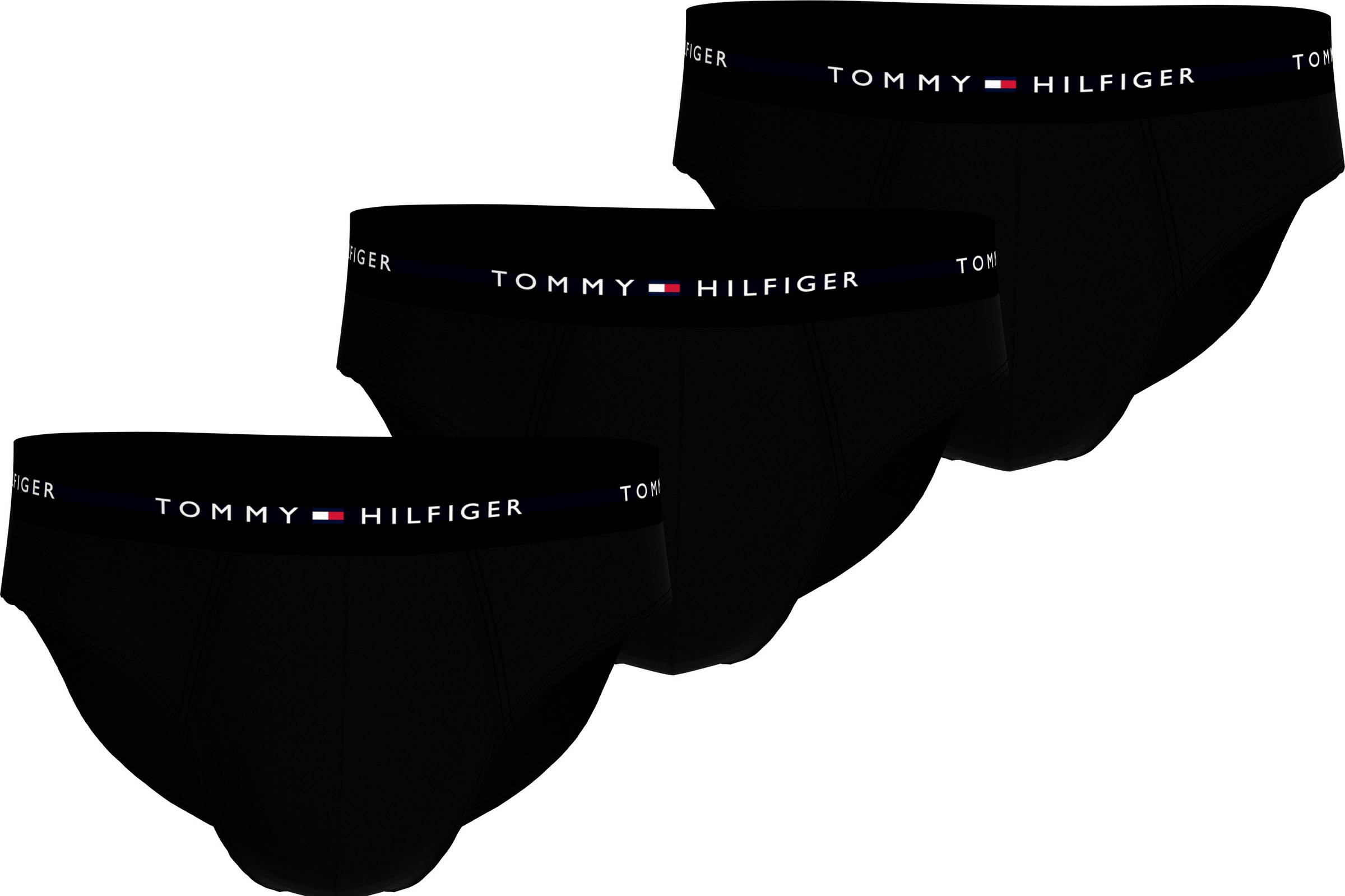 Tommy Hilfiger Underwear Slip »3P BRIEF DTM«, (Packung, 3 St., 3er), mit Logo-Elastikbund
