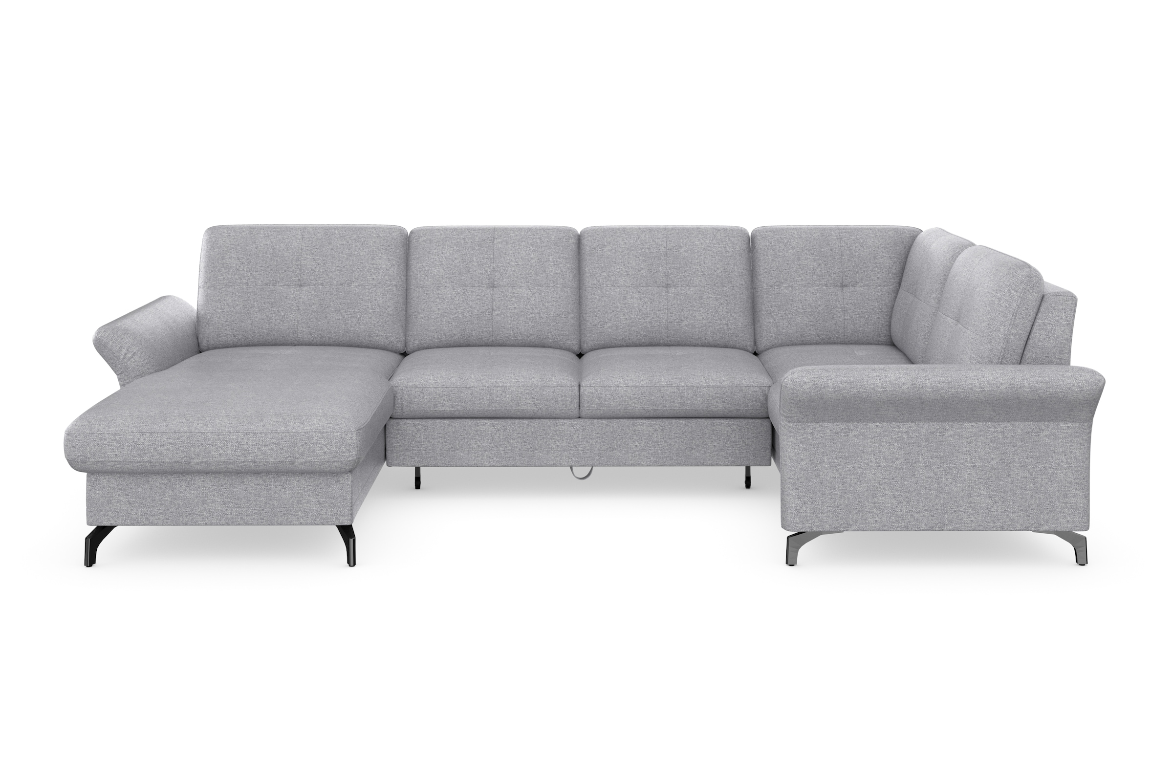 Home affaire Wohnlandschaft "Calando U-Form" wahlweise mit Bettfunktion, Be günstig online kaufen