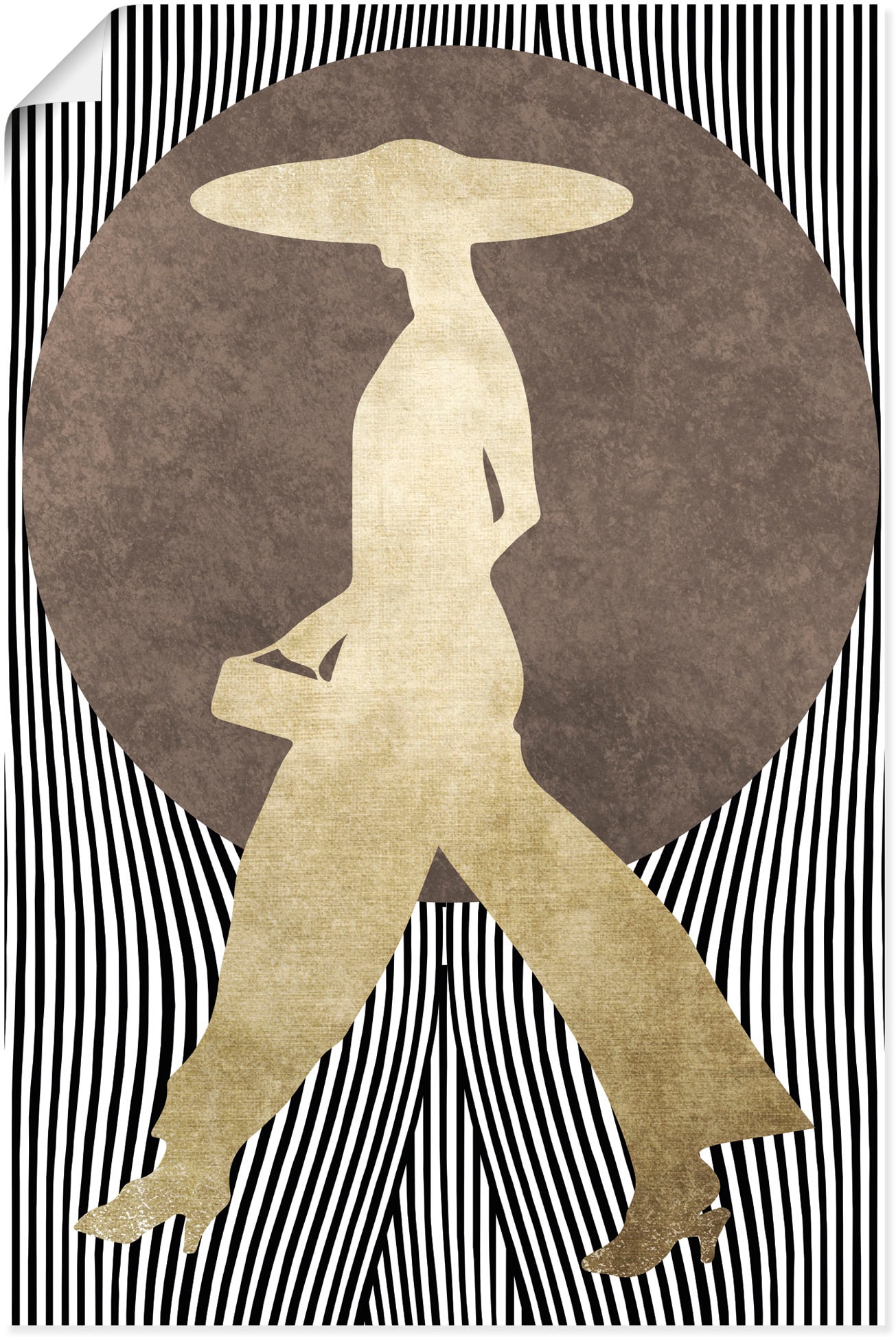 Artland Wandbild von Wandaufkleber | St.), Größen oder »Madame in Frauen, Noir«, kaufen Leinwandbild, Alubild, Bilder BAUR versch. (1 Poster als