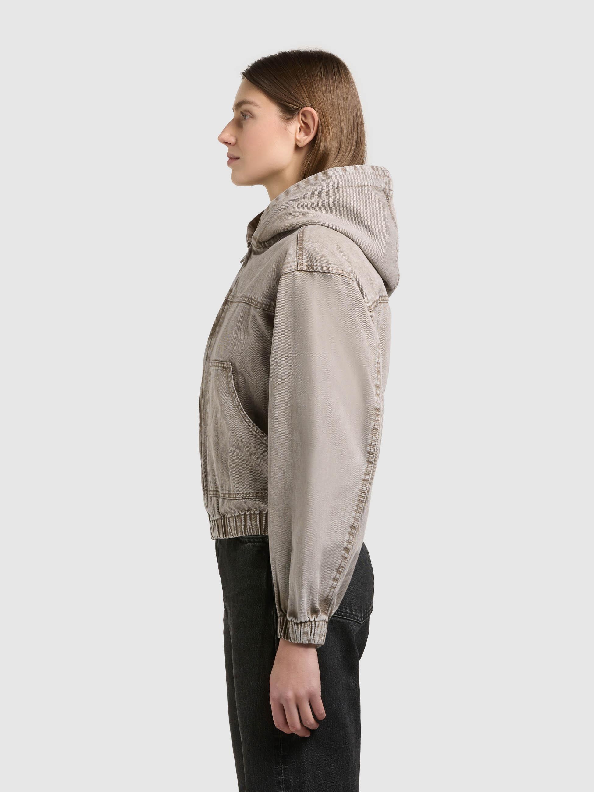 khujo Jeansjacke "Gretel" mit Kapuze Modische Jacke in Jeans-Optik günstig online kaufen