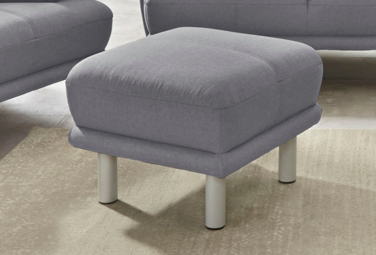 TRENDMANUFAKTUR Hocker "Cecilia II, modern und elegant, B/T 66/66cm" günstig online kaufen