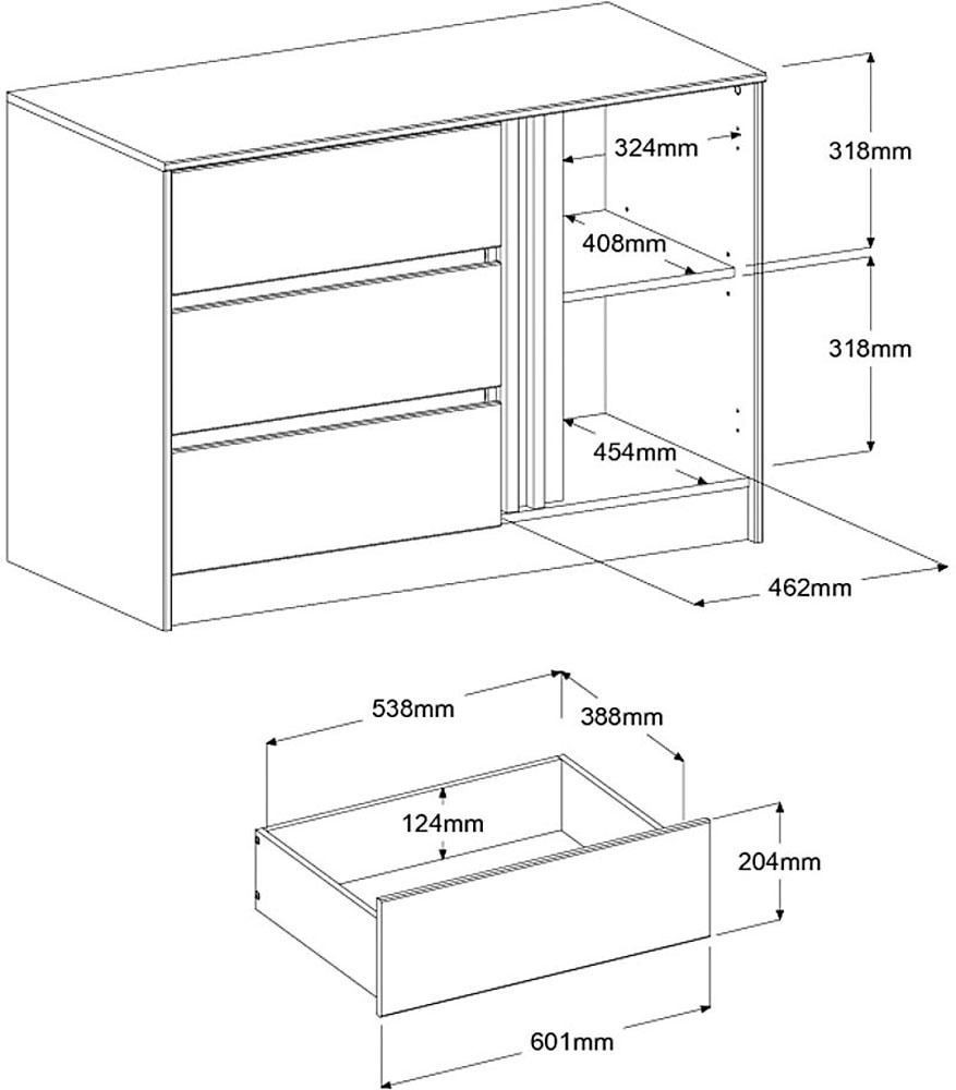 Parisot Schlafzimmer-Set »Escale 27« 4 tlg.
