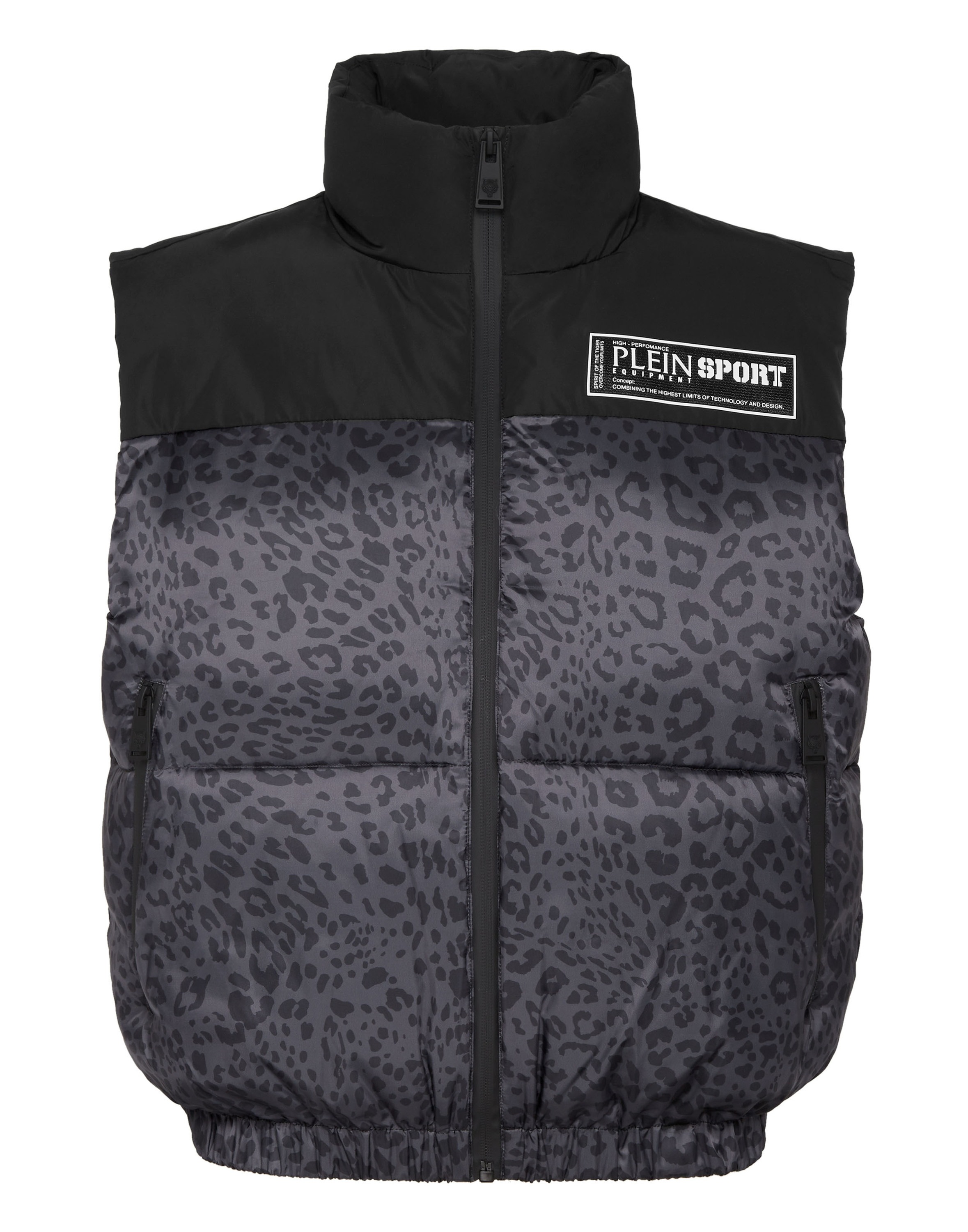 PLEIN SPORT Kurzweste "Leopard" günstig online kaufen