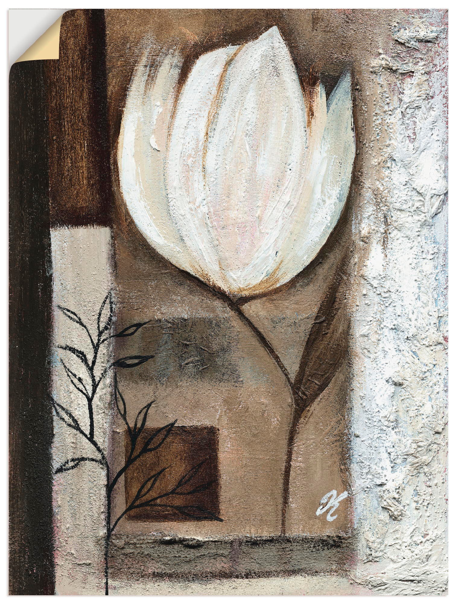 Artland Wandbild »Braune Tulpen I«, Blumen, Größen oder kaufen BAUR Wandaufkleber als Leinwandbild, Poster (1 in | versch. St.)
