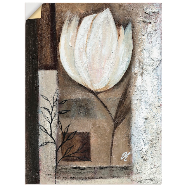 Artland Wandbild »Braune Tulpen I«, Blumen, (1 St.), als Leinwandbild,  Wandaufkleber oder Poster in versch. Größen kaufen | BAUR