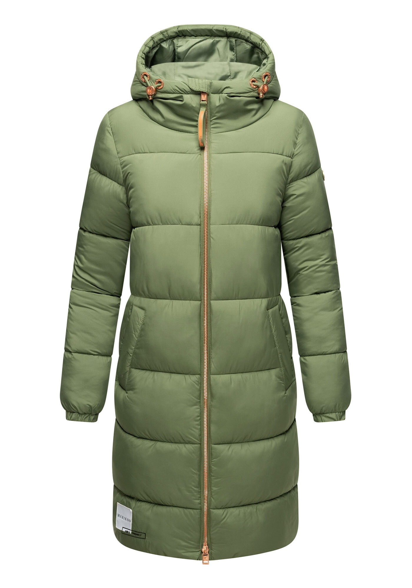 Marikoo Winterjacke »Nomadiaa«, Lange Damen Winterjacke