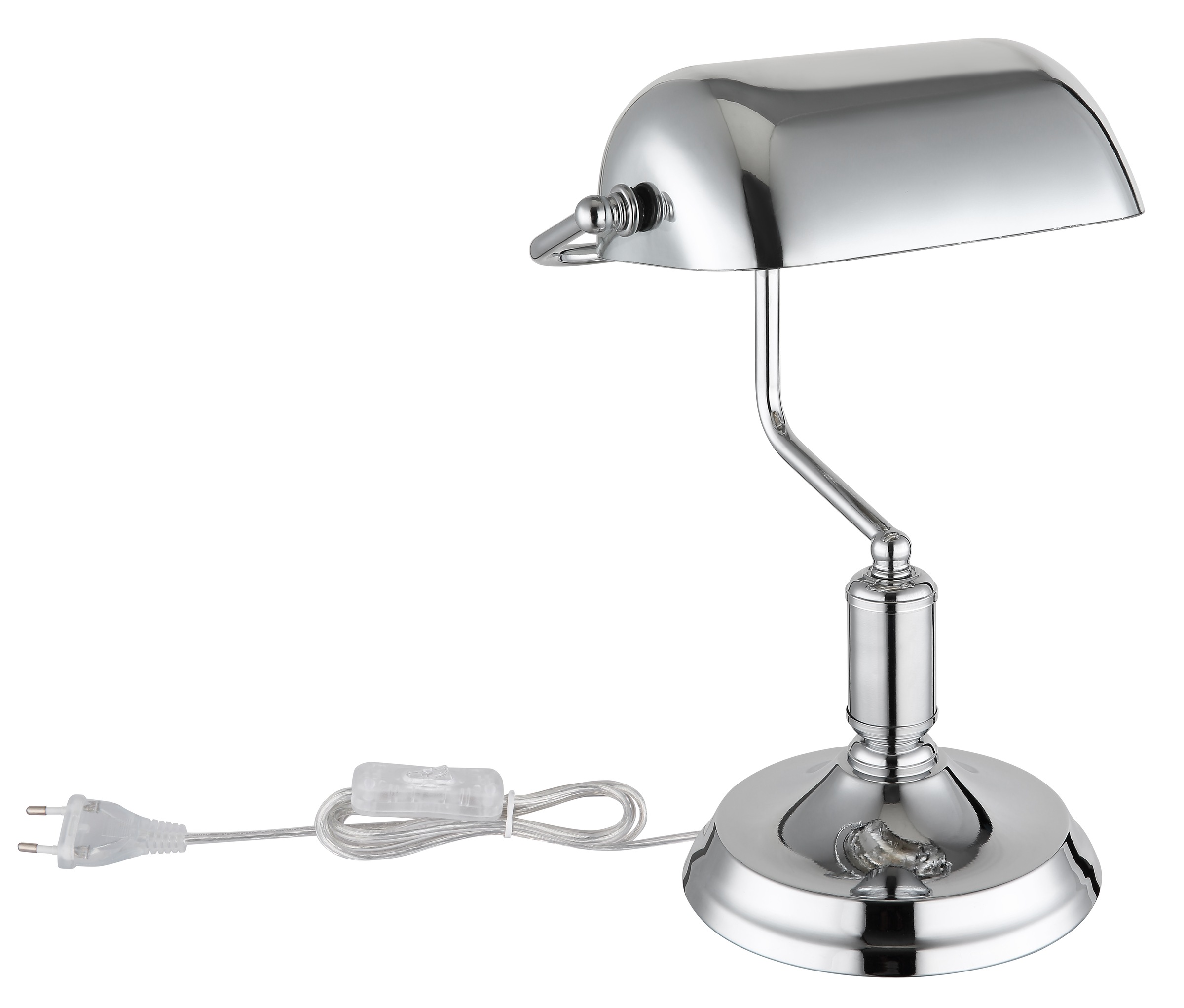 my home Tischleuchte »Estelle« E27 1 Stk. Wippschalter am Kabel, Bankerlampe